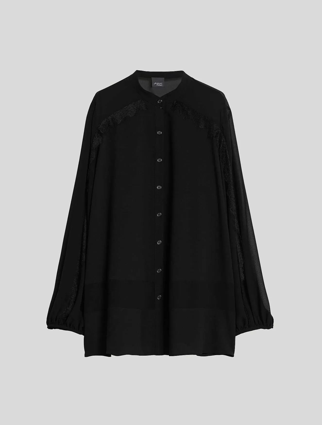 Blouse With Lace Inserts-Marina Rinaldi Sale