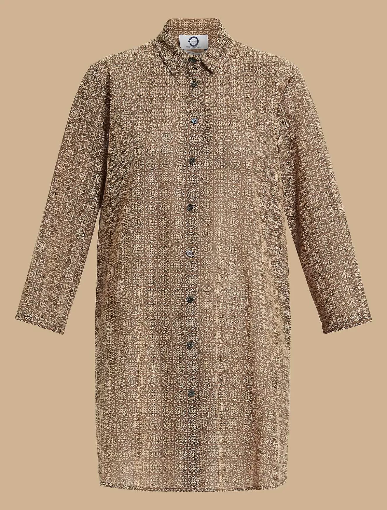 Broderie Anglaise Shirt-Marina Rinaldi Shop