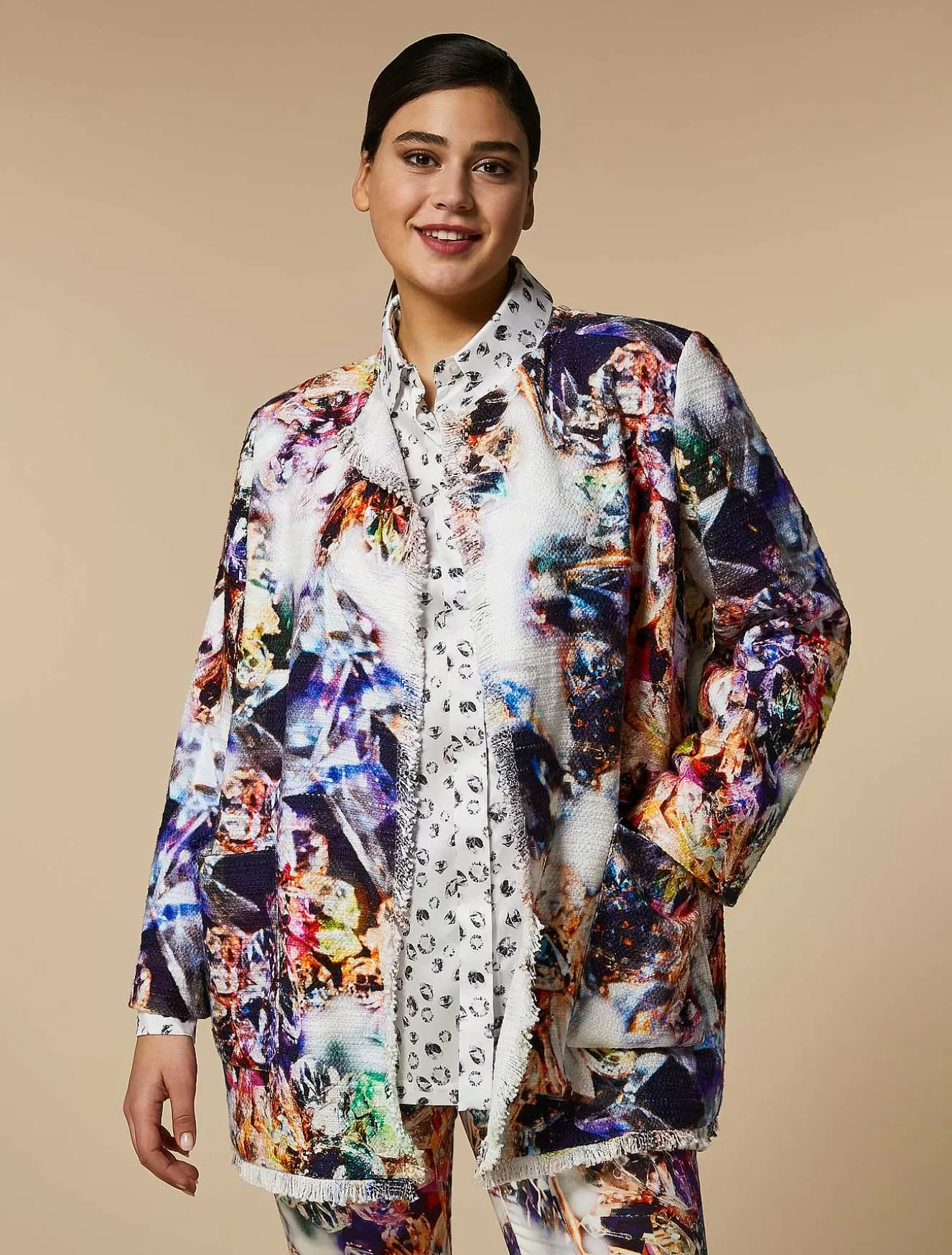 Cotton Basketweave Tunic-Marina Rinaldi Cheap