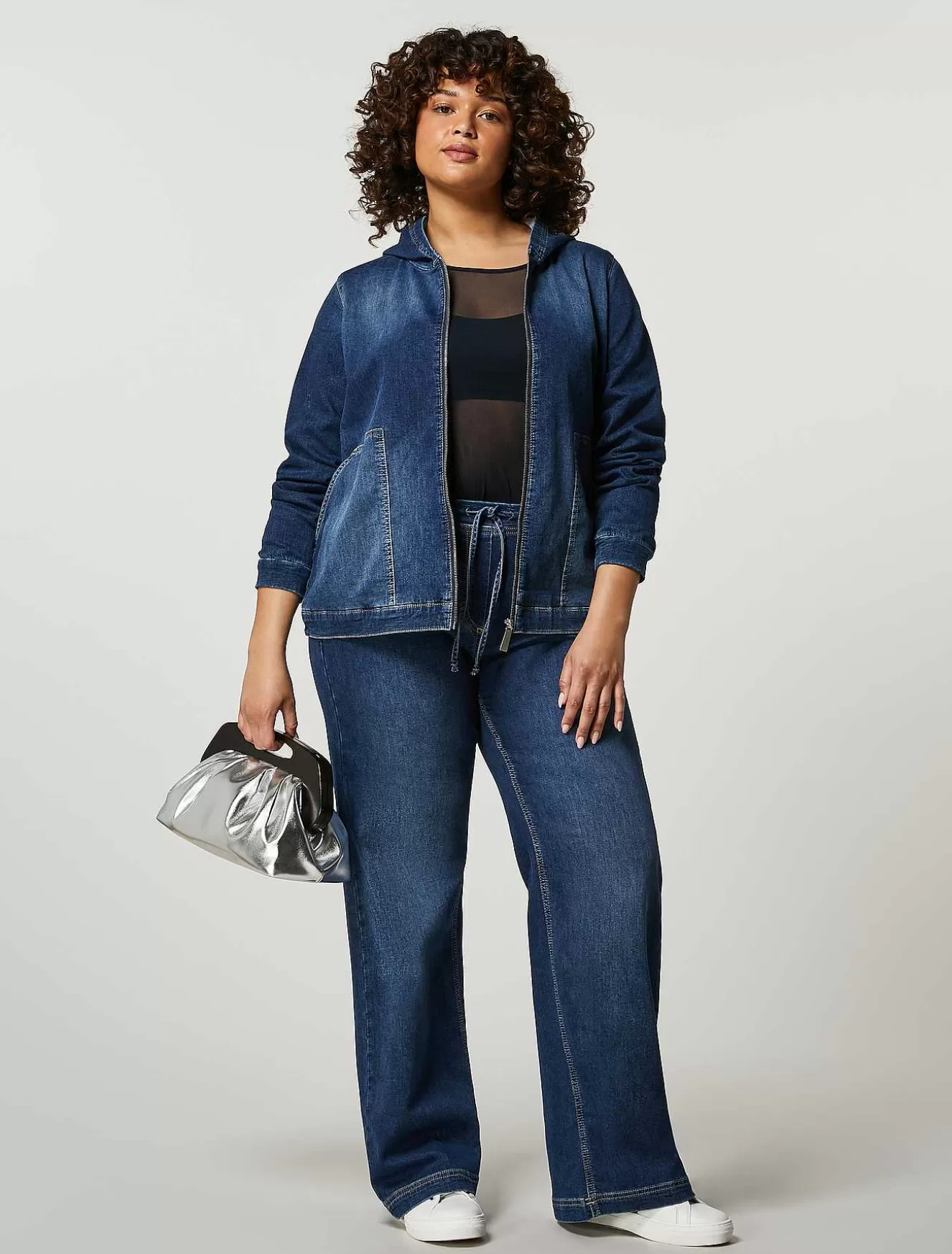 Cotton Fleece Trousers-Marina Rinaldi Cheap