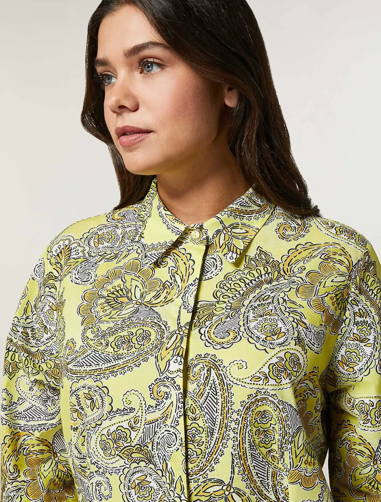 Cotton Muslin Shirt-Marina Rinaldi Hot