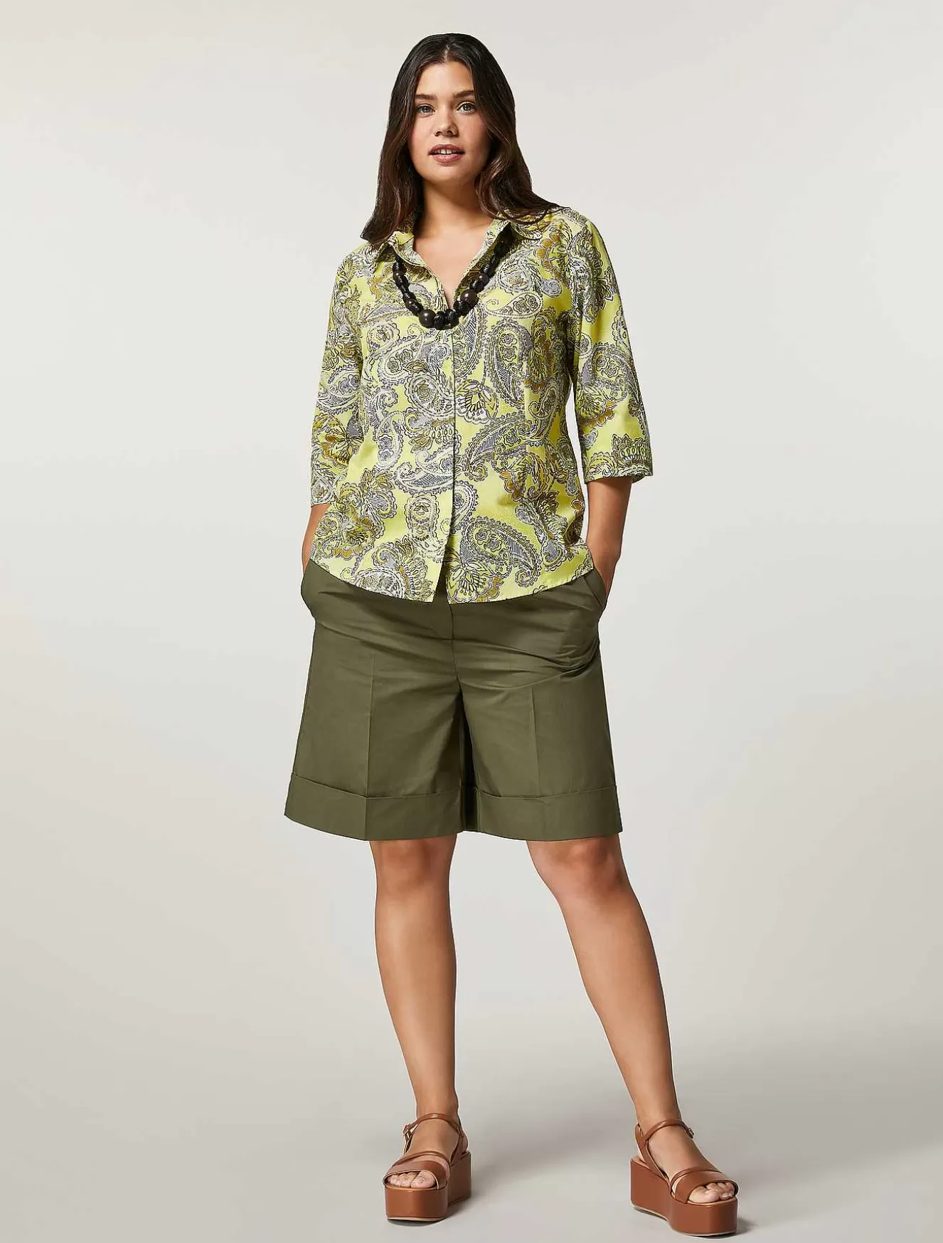 Cotton Muslin Shirt-Marina Rinaldi Hot