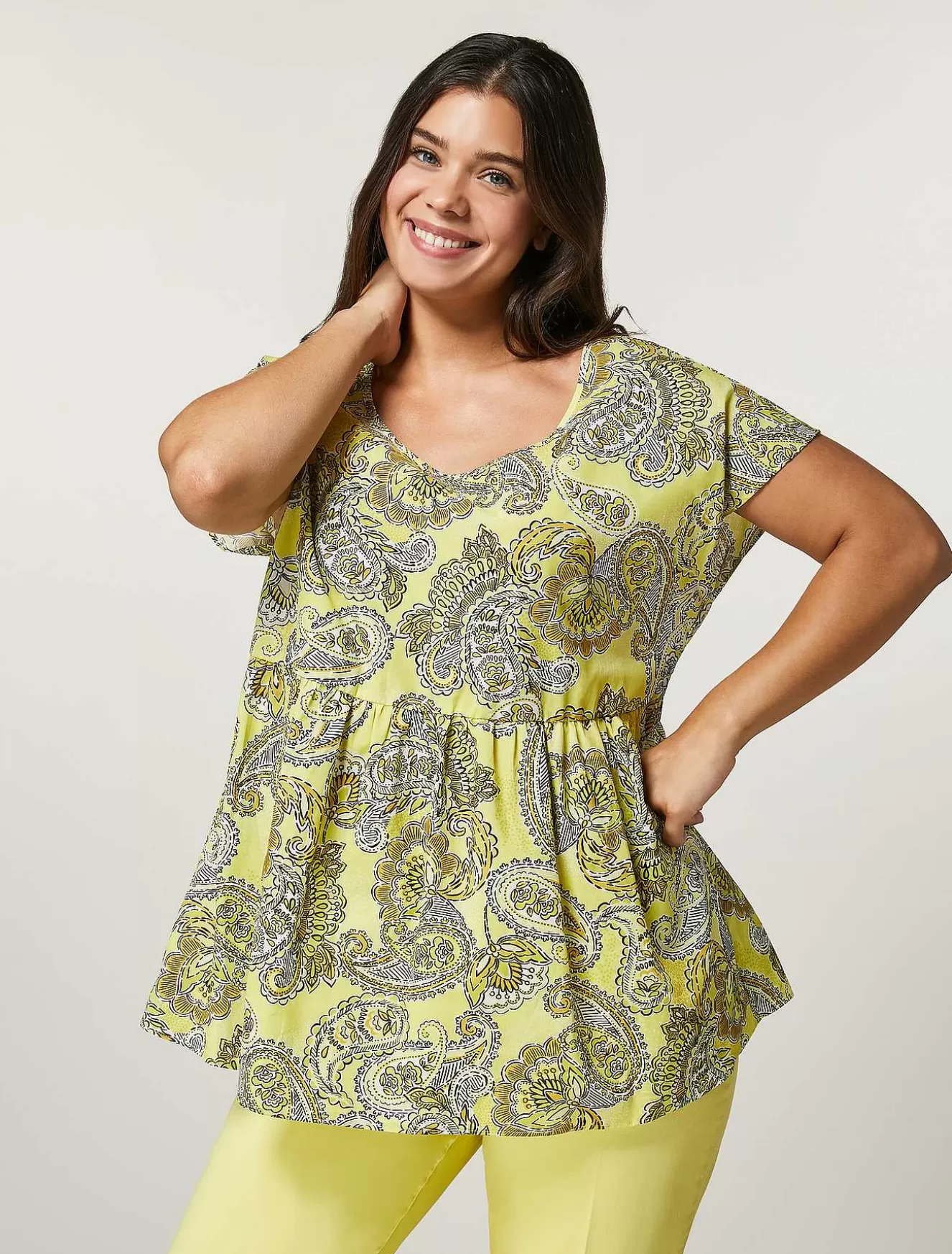 Cotton Muslin Tunic-Marina Rinaldi Store