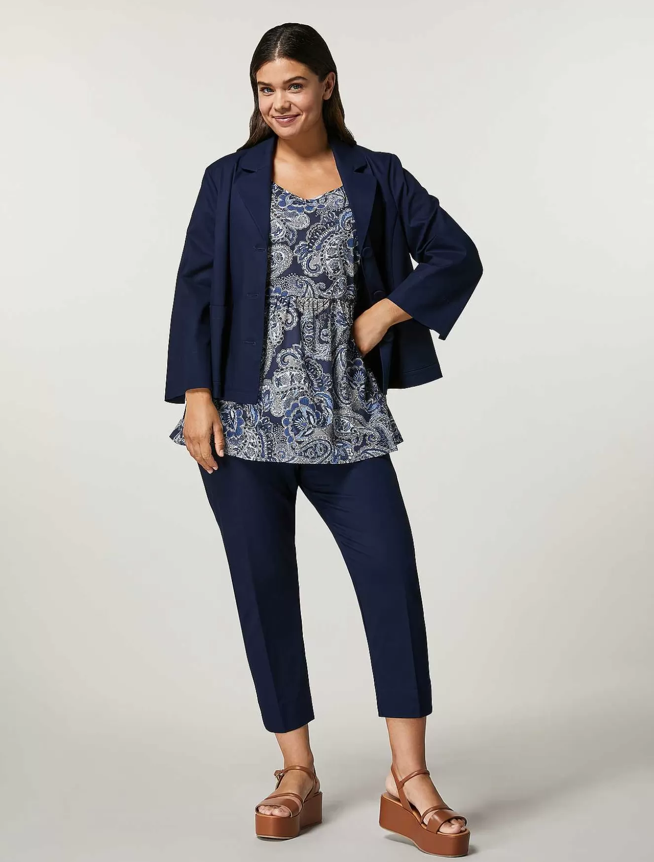 Cotton Muslin Tunic-Marina Rinaldi Clearance