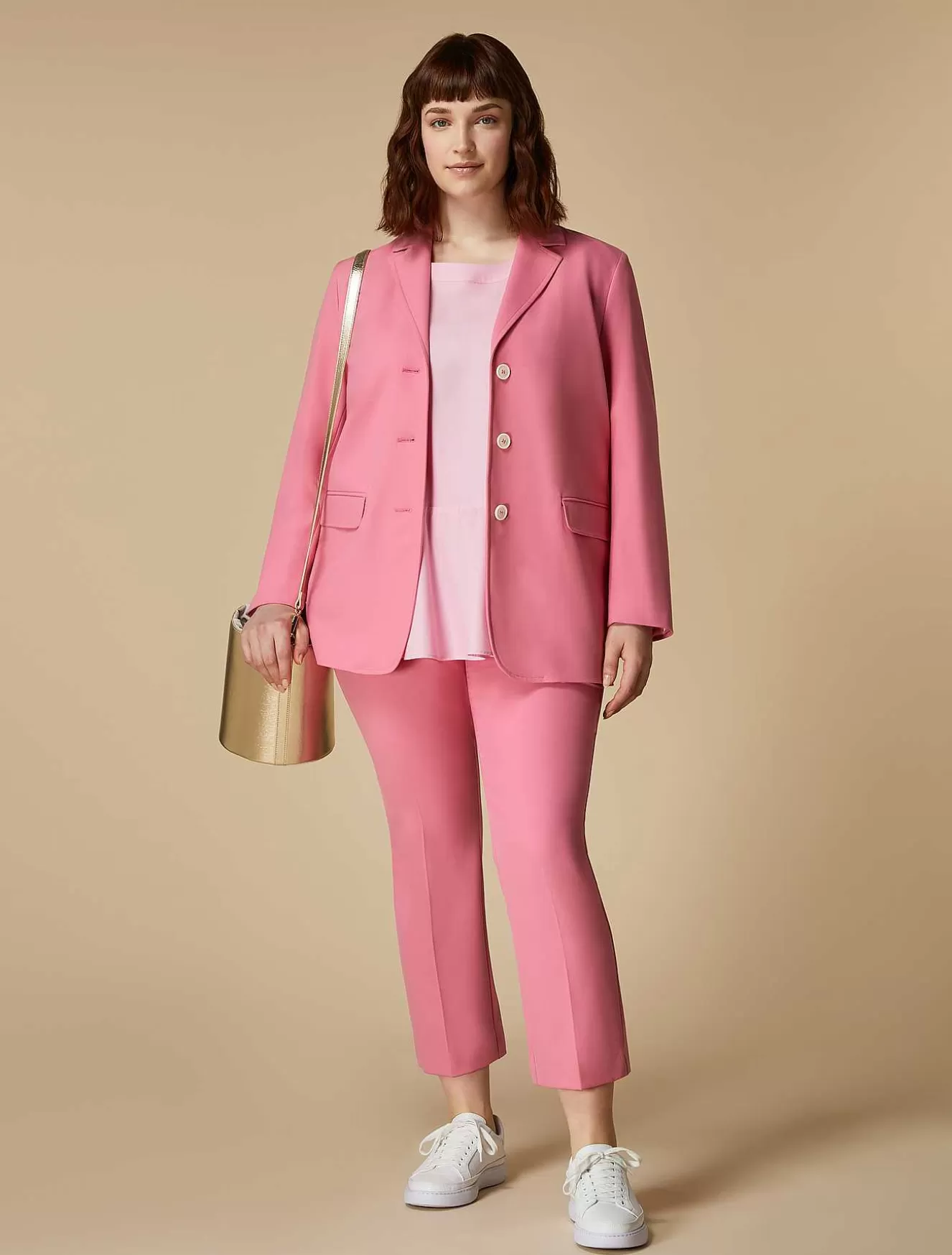 Cotton Poplin Blouse-Marina Rinaldi Flash Sale
