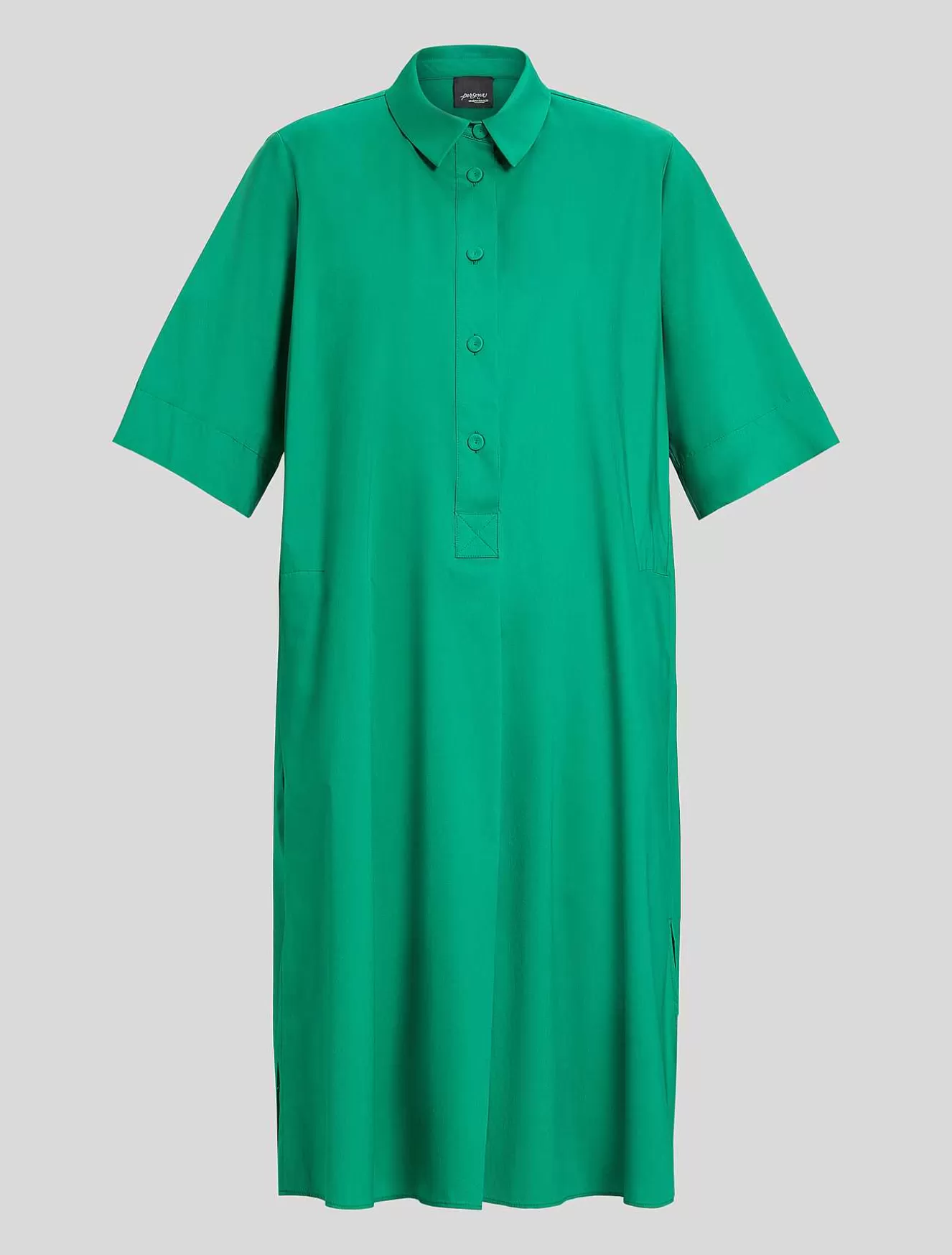 Cotton Poplin Dress-Marina Rinaldi New