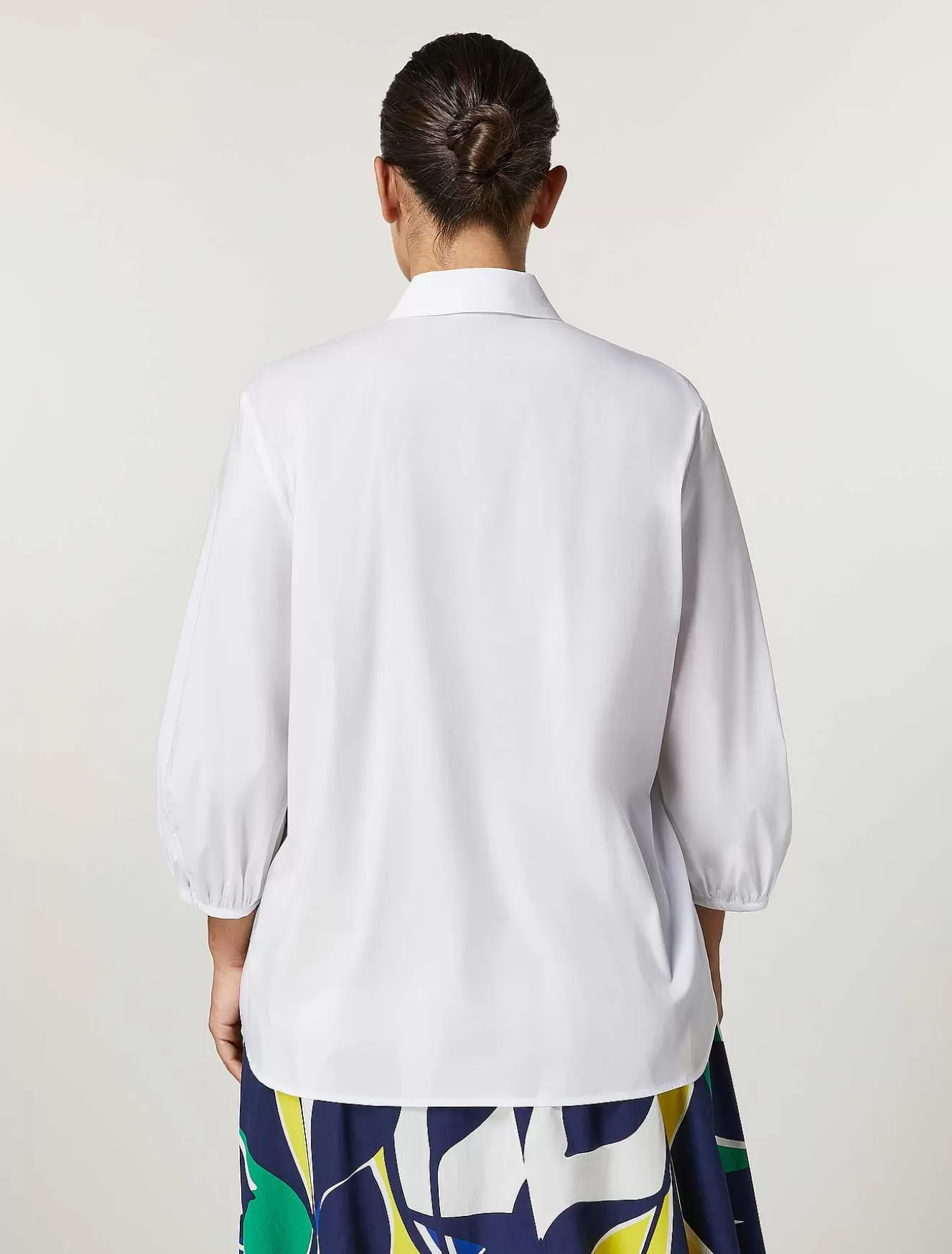 Cotton Poplin Shirt-Marina Rinaldi Hot