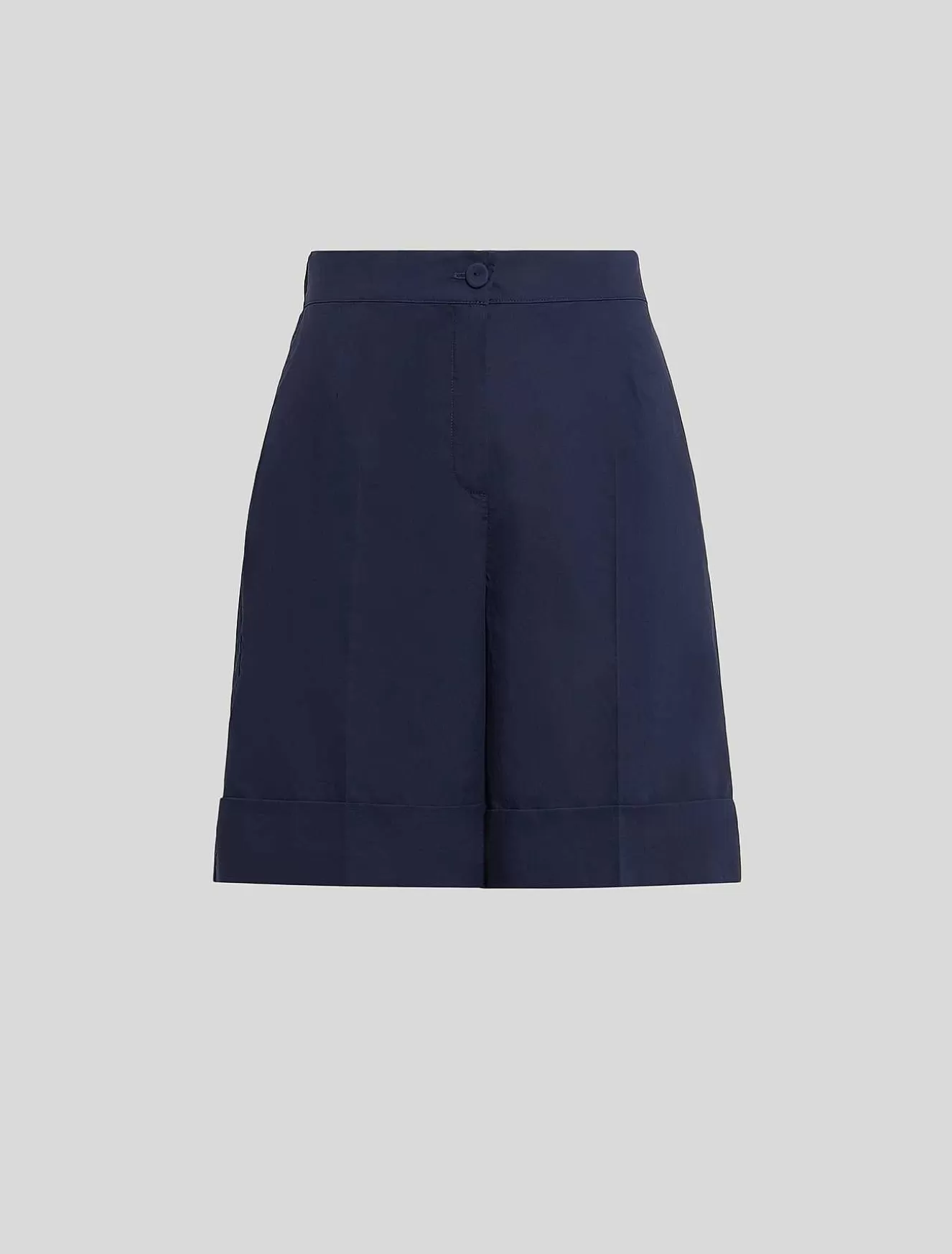 Cotton Poplin Shorts-Marina Rinaldi Discount
