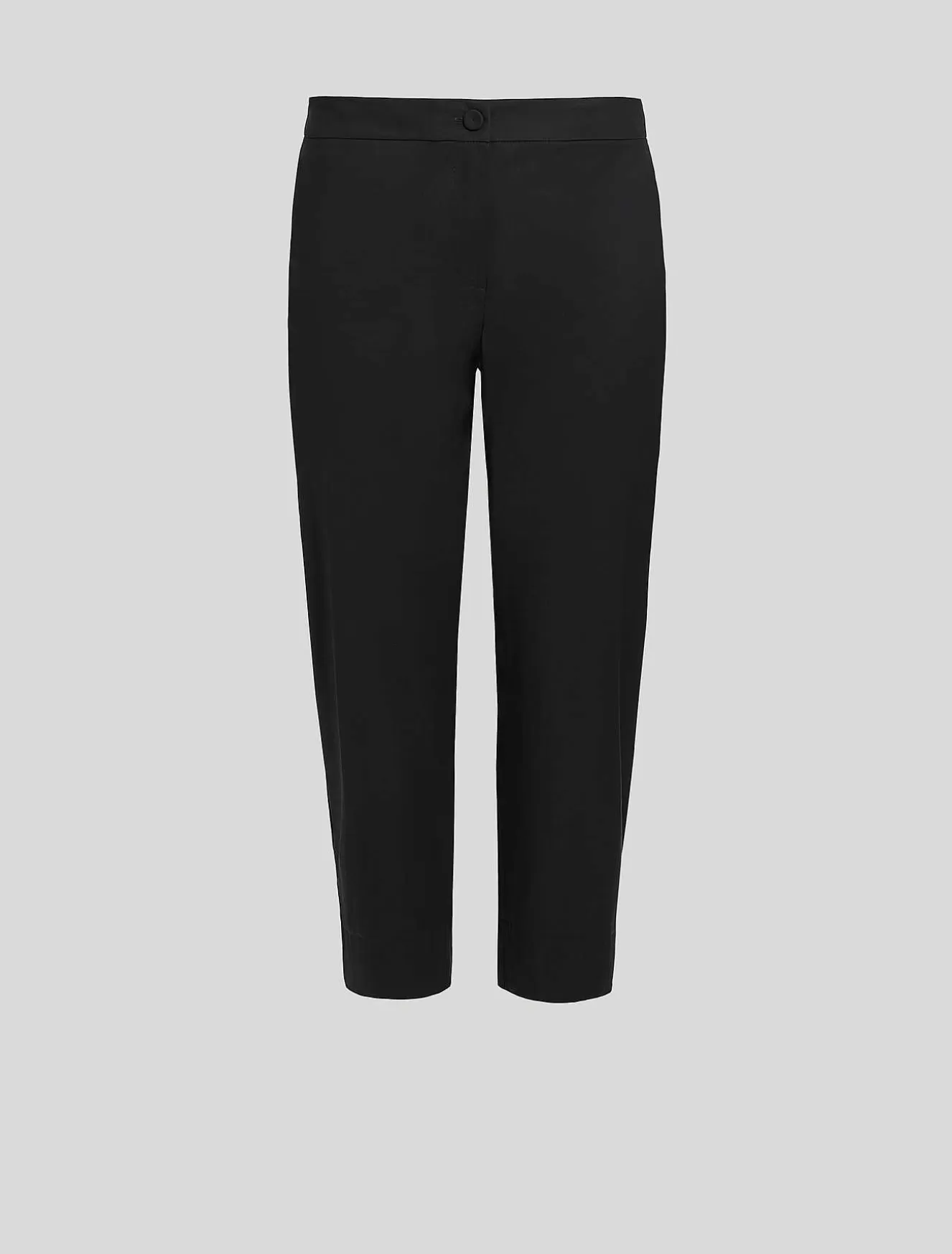 Cotton Poplin Trousers-Marina Rinaldi Cheap