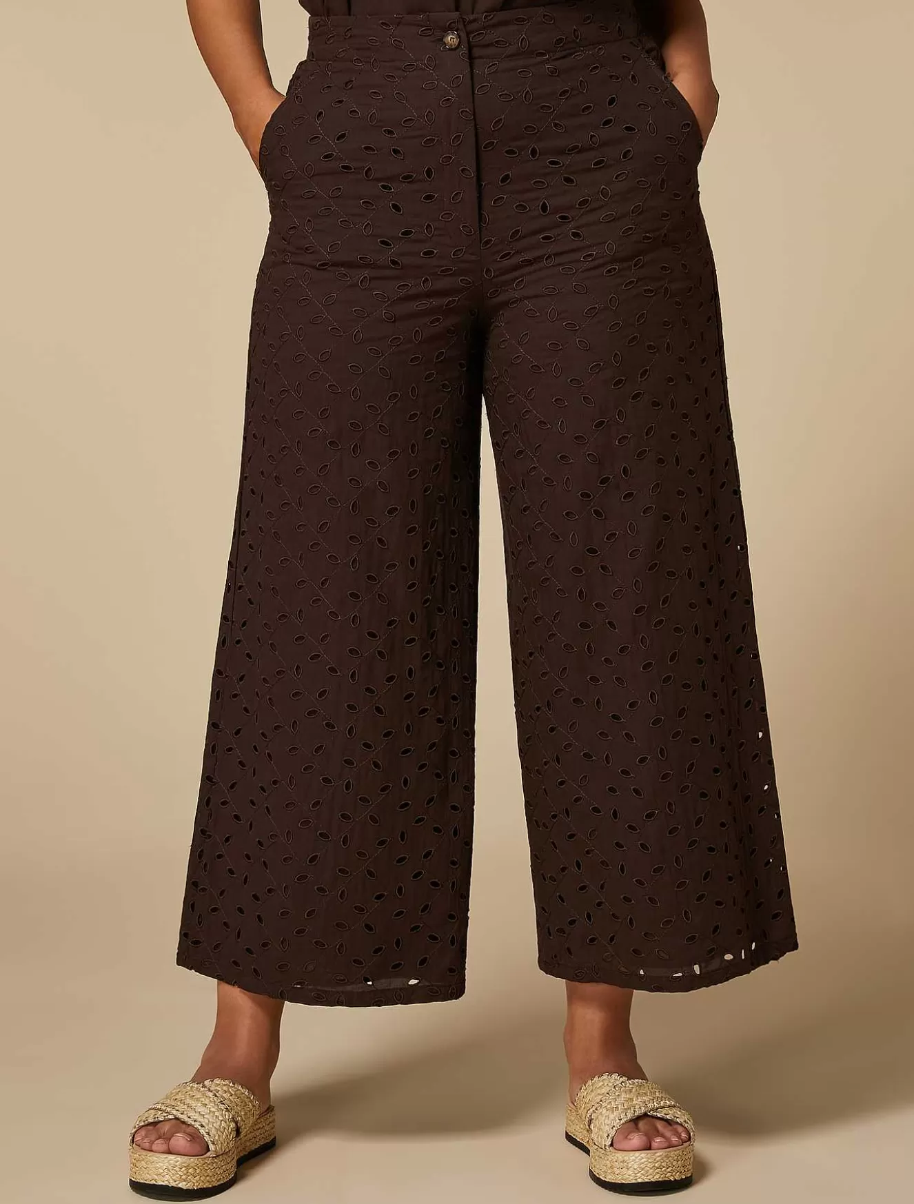 Cotton Trousers-Marina Rinaldi Store