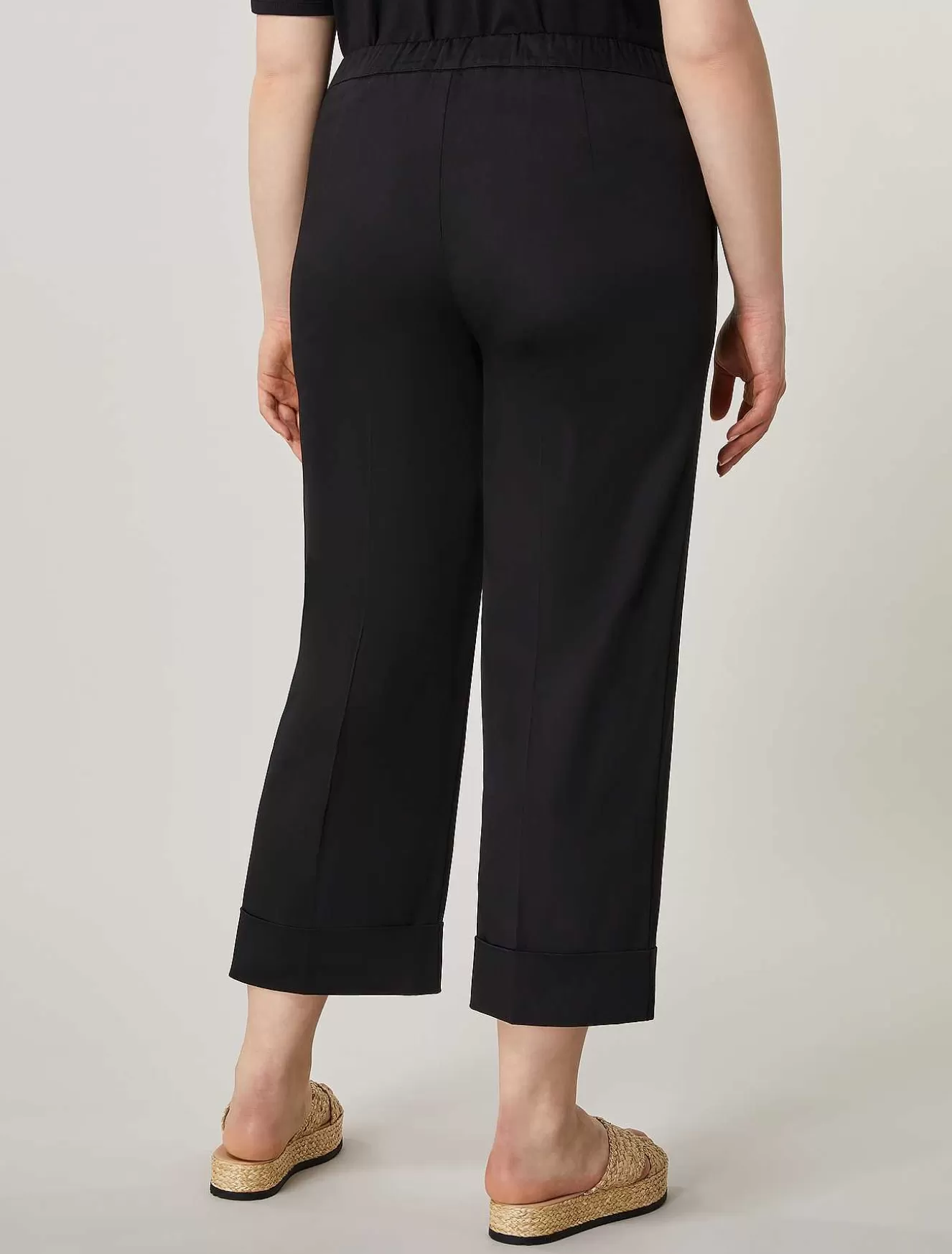 Cotton Trousers-Marina Rinaldi Shop