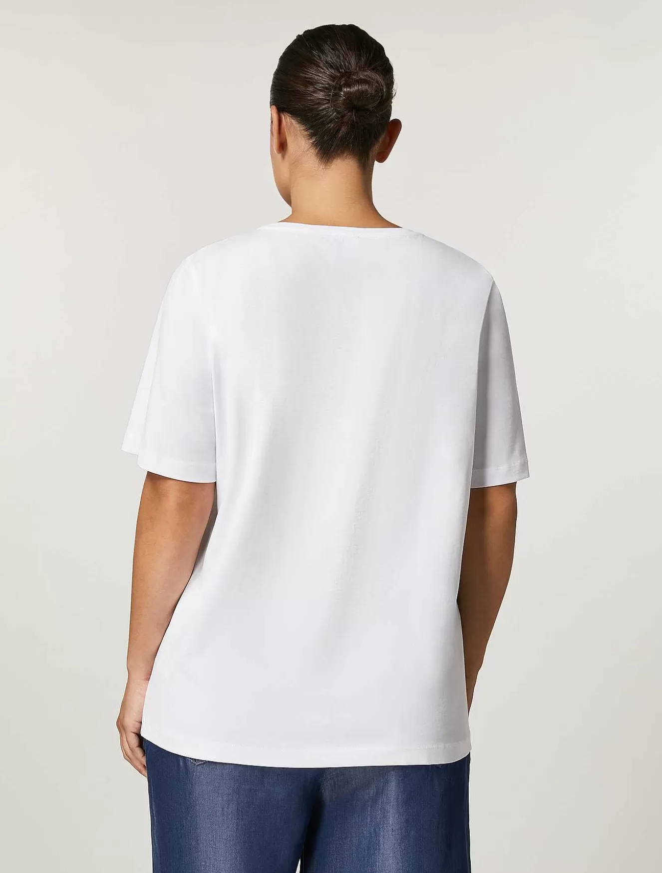 Cotton T-Shirt-Marina Rinaldi New