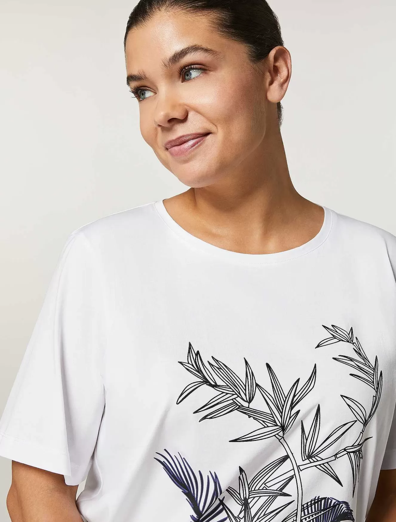 Cotton T-Shirt-Marina Rinaldi New