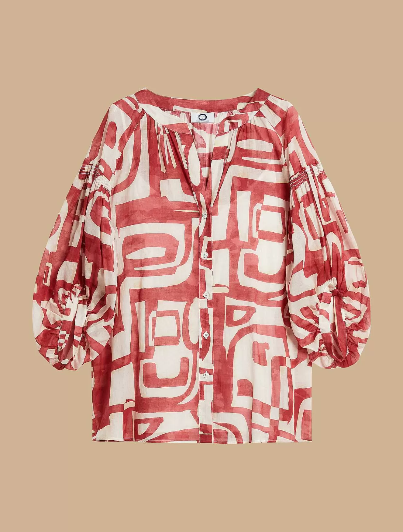 Cotton Voile Shirt-Marina Rinaldi Clearance