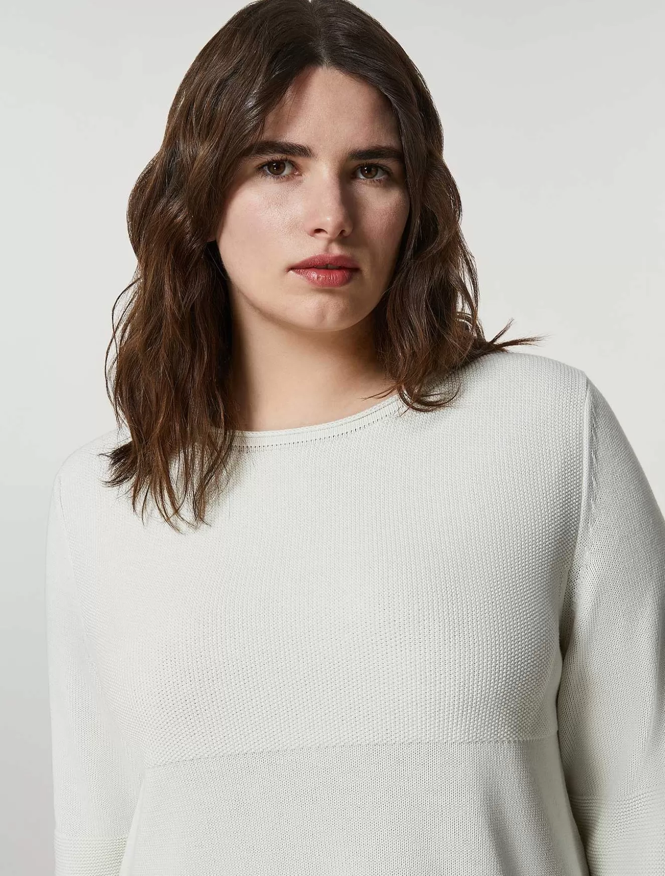 Cotton Yarn Sweater-Marina Rinaldi Cheap