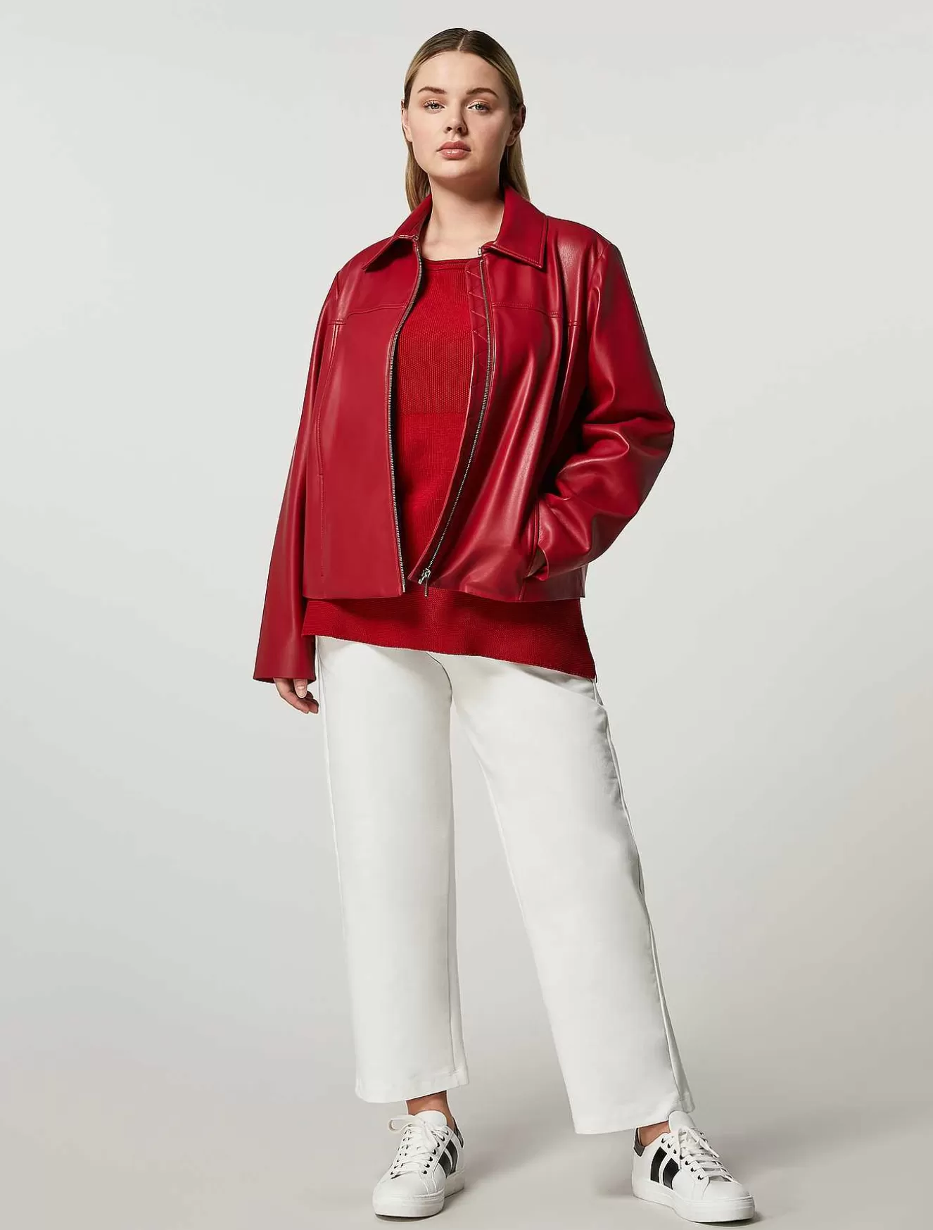 Cotton Yarn Sweater-Marina Rinaldi Online