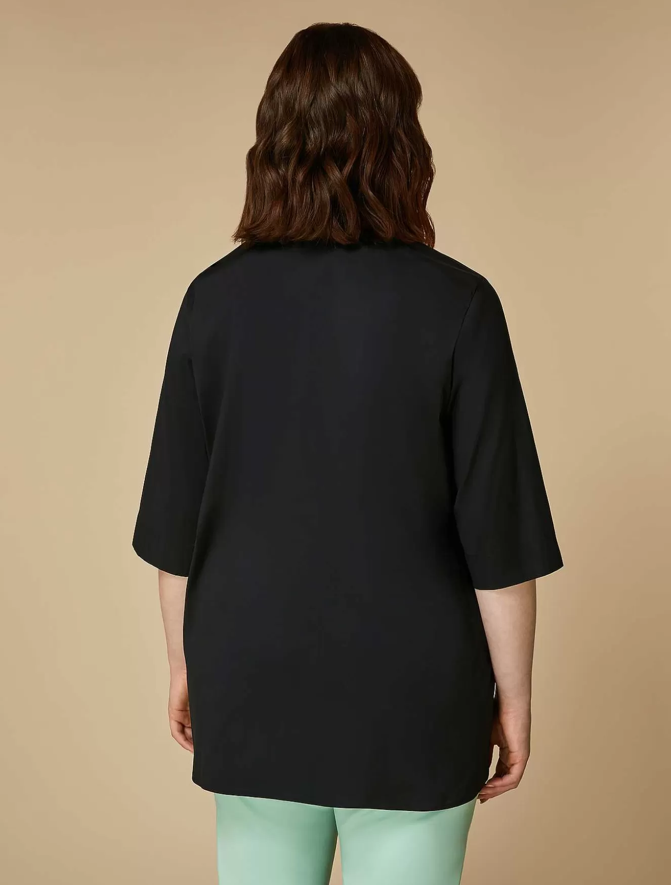 Cotton-Blend Poplin Tunic-Marina Rinaldi Hot
