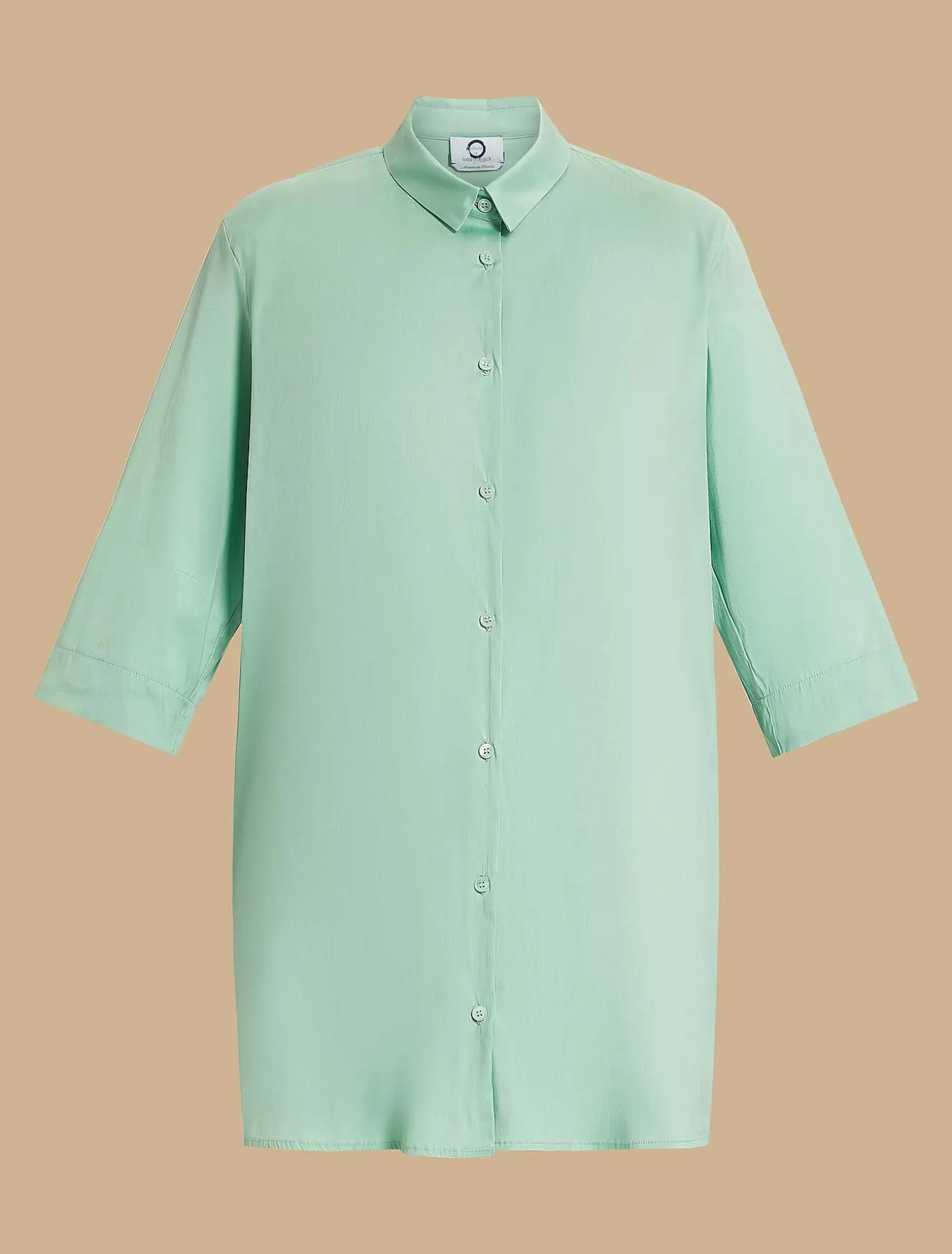 Cotton-Blend Poplin Tunic-Marina Rinaldi Outlet