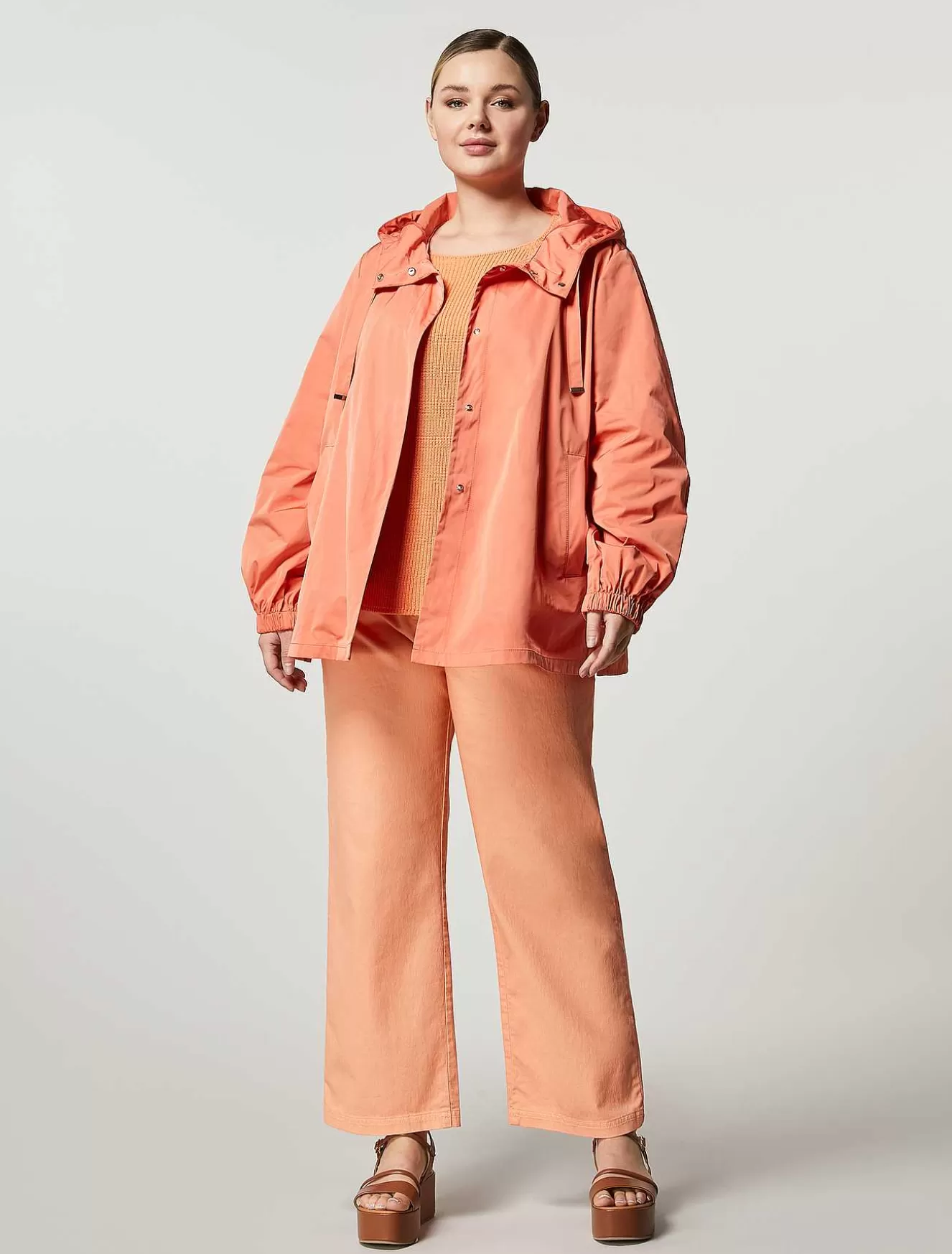 Cotton-Blend Sweater-Marina Rinaldi Fashion