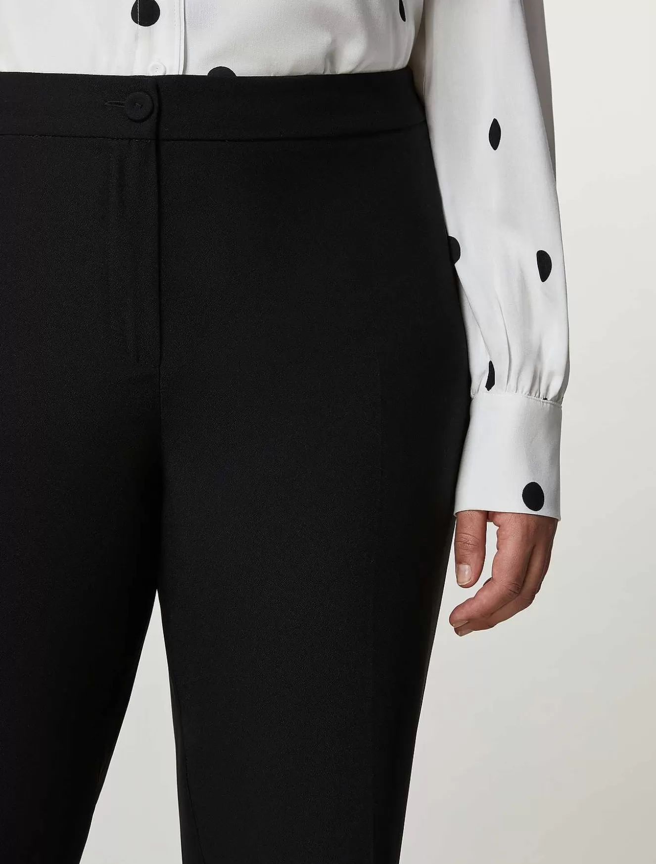 Crepe Envers Satin Trousers-Marina Rinaldi Clearance