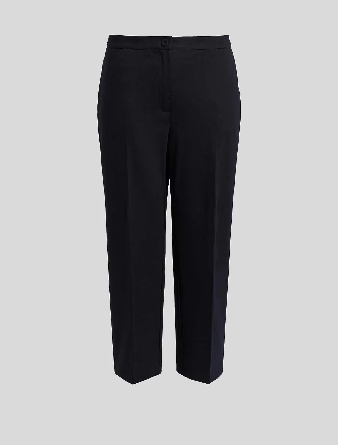 Cropped Jersey Trousers-Marina Rinaldi Hot