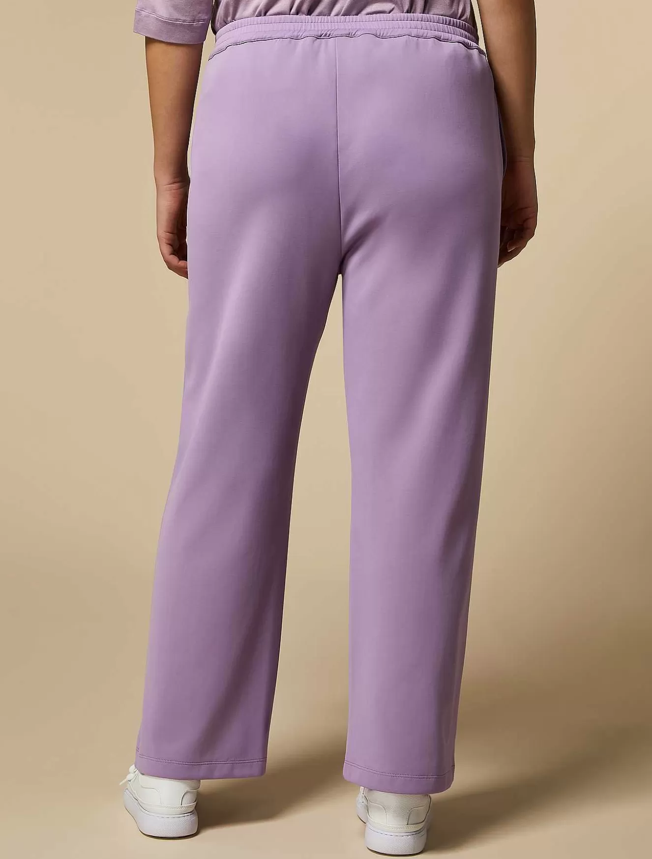 Double Jersey Trousers-Marina Rinaldi Sale