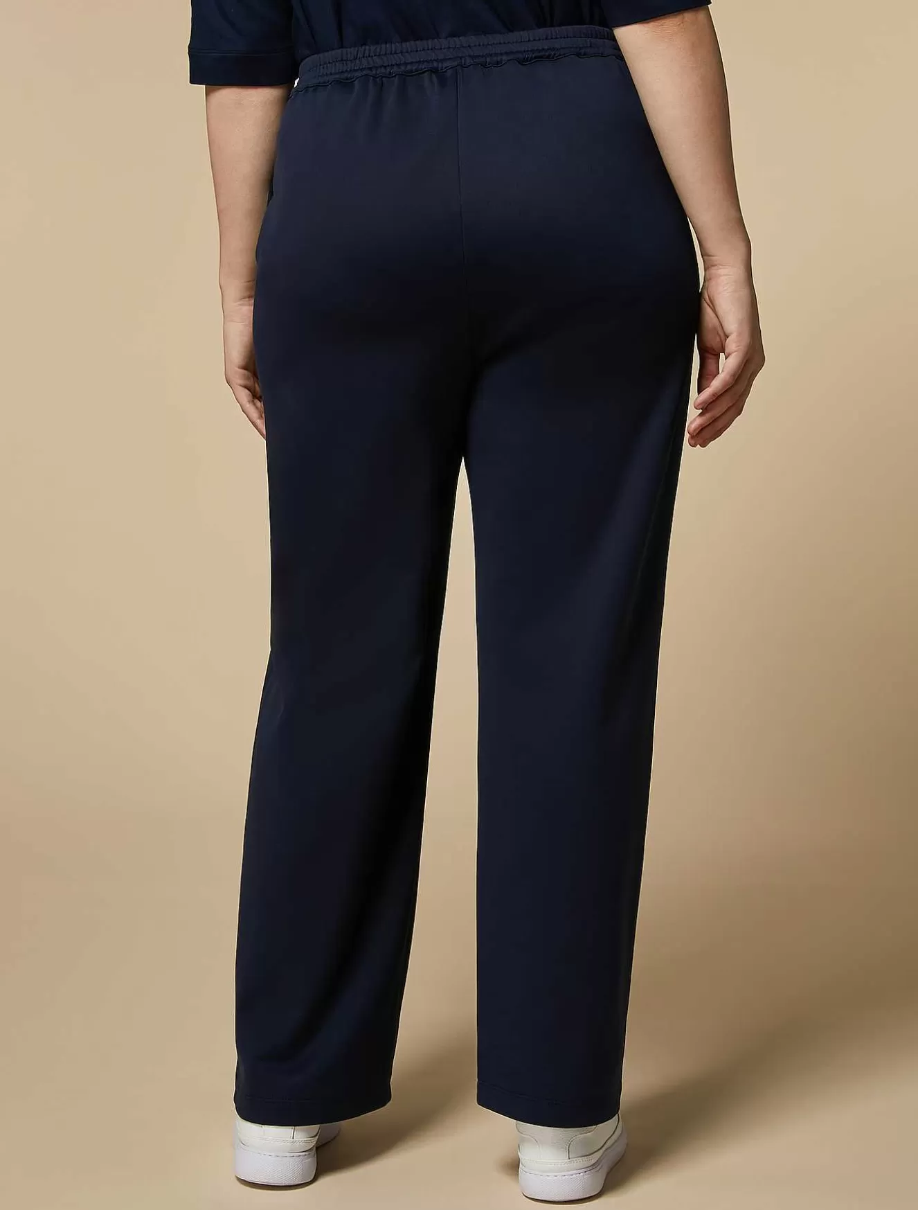 Double Jersey Trousers-Marina Rinaldi Flash Sale