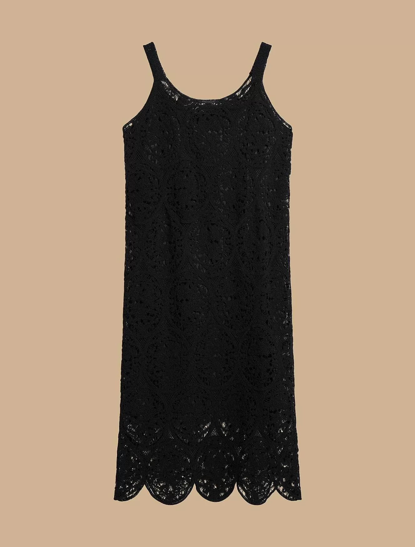 Embroidered Cotton Dress-Marina Rinaldi Shop