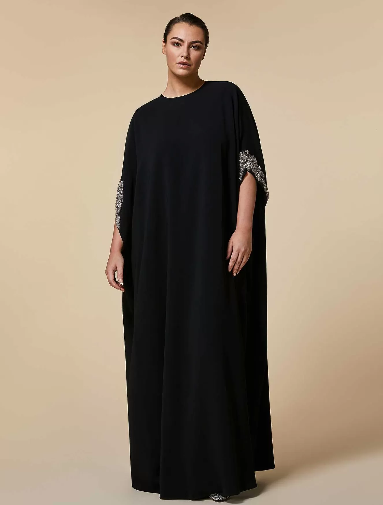 Embroidered Triacetate Dress-Marina Rinaldi Cheap