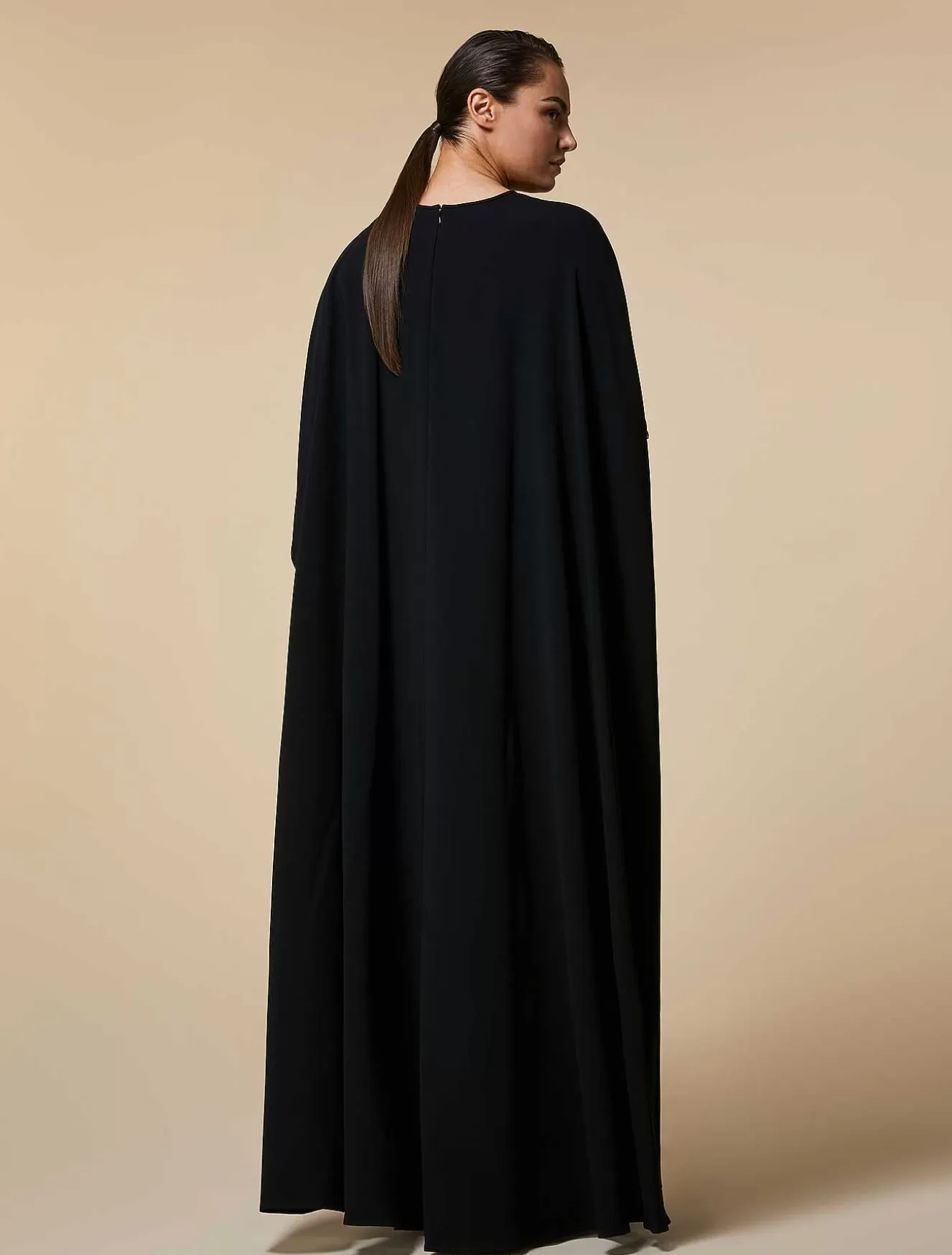 Embroidered Triacetate Dress-Marina Rinaldi Cheap