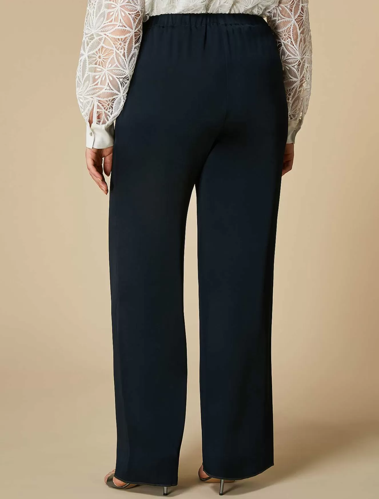 Envers Satin Trousers-Marina Rinaldi Cheap