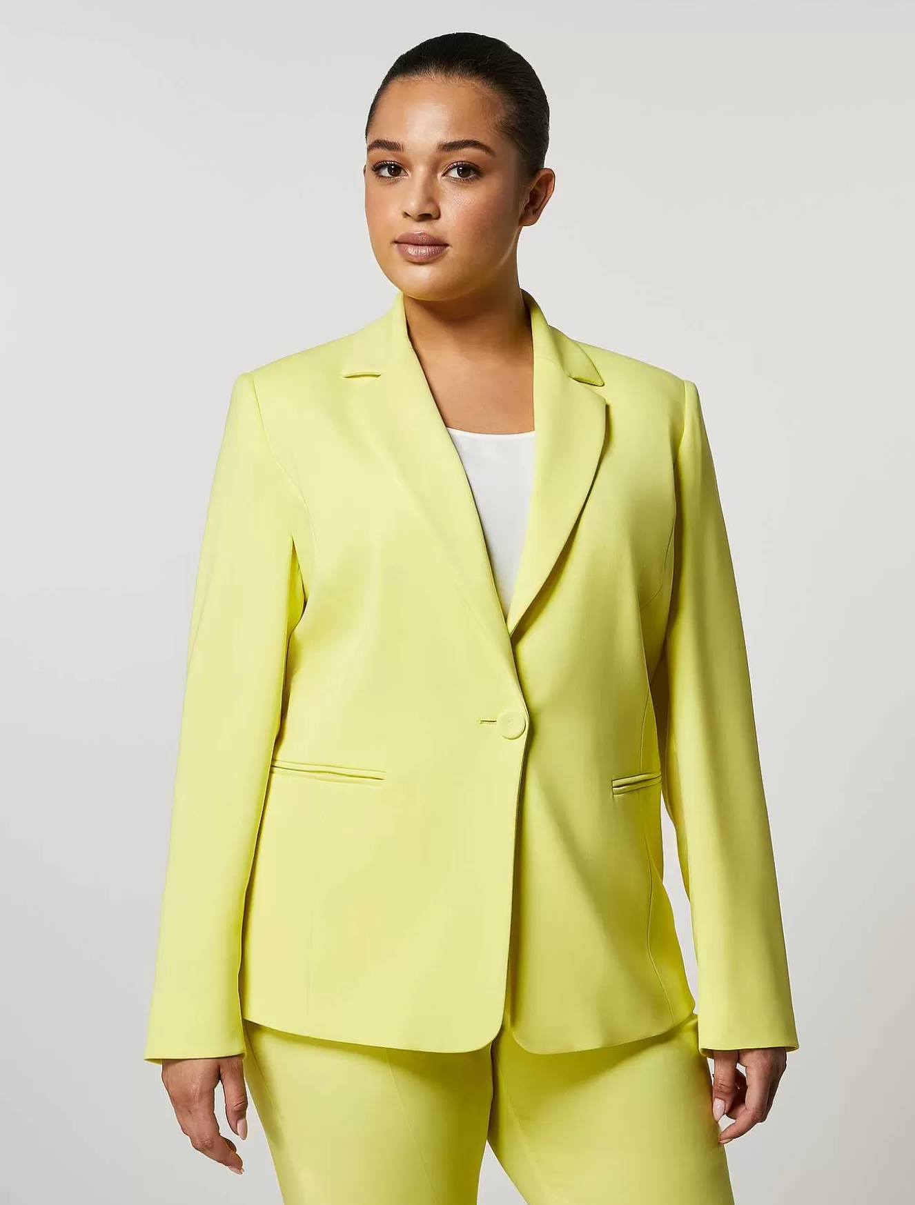 Fluid Cady Blazer-Marina Rinaldi Fashion