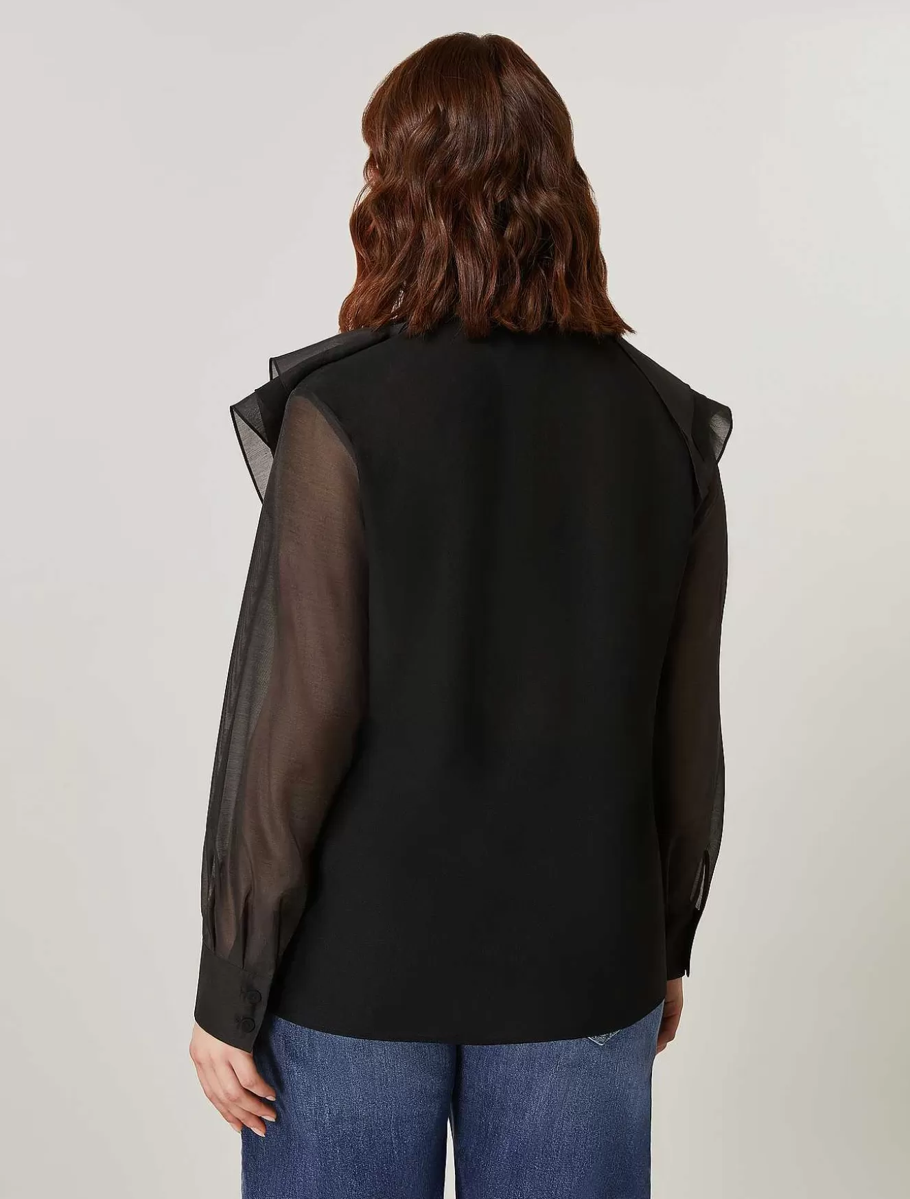 Fluid Fabric Blouse-Marina Rinaldi Cheap