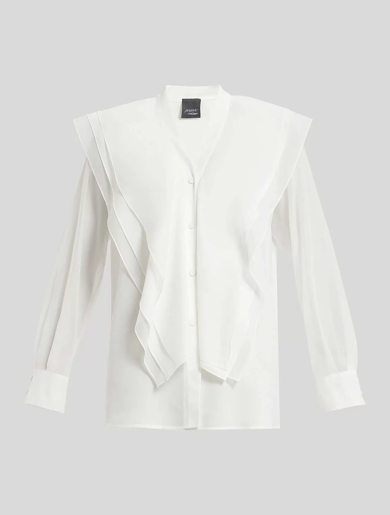 Fluid Fabric Blouse-Marina Rinaldi Cheap