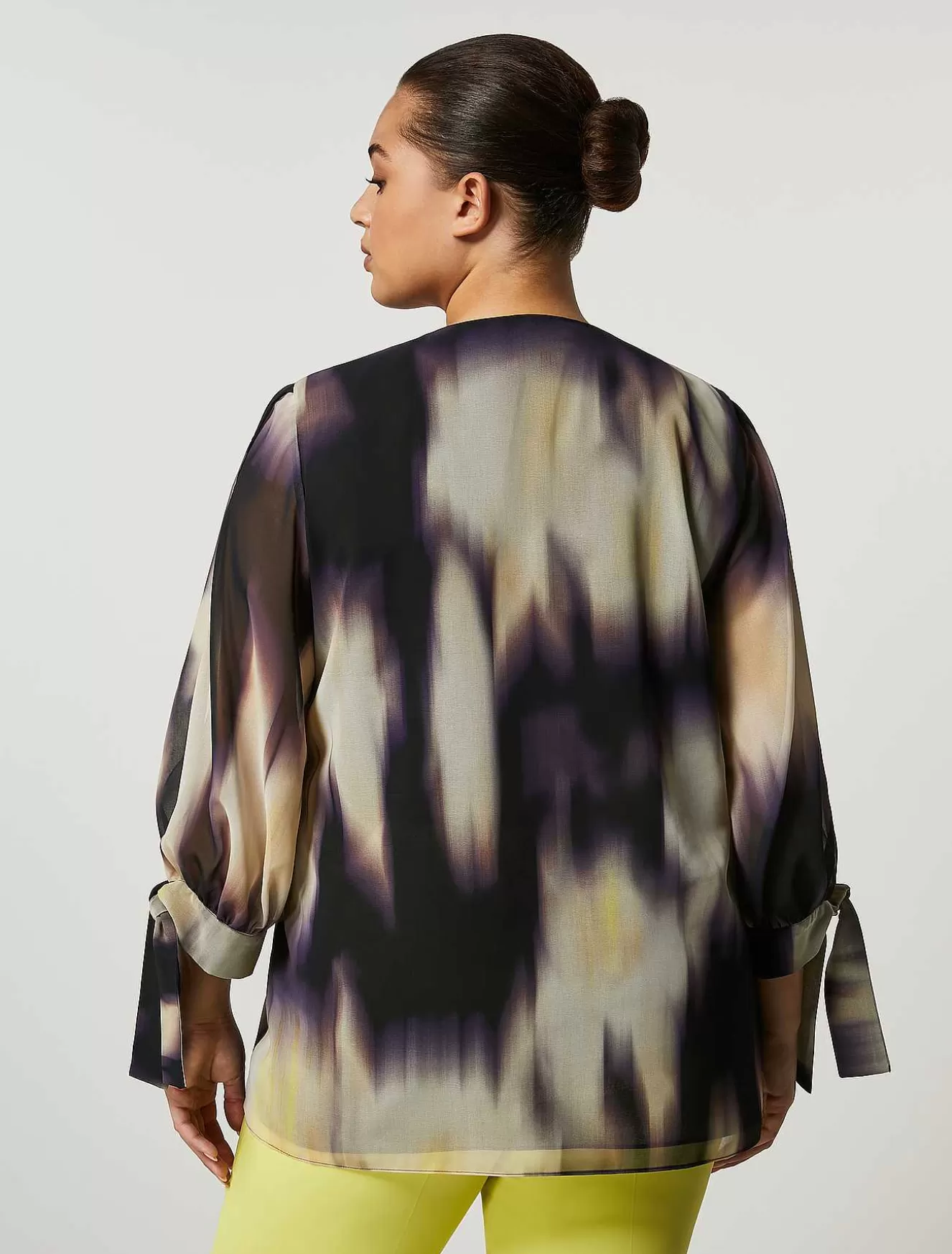 Georgette Chine Blouse-Marina Rinaldi Best