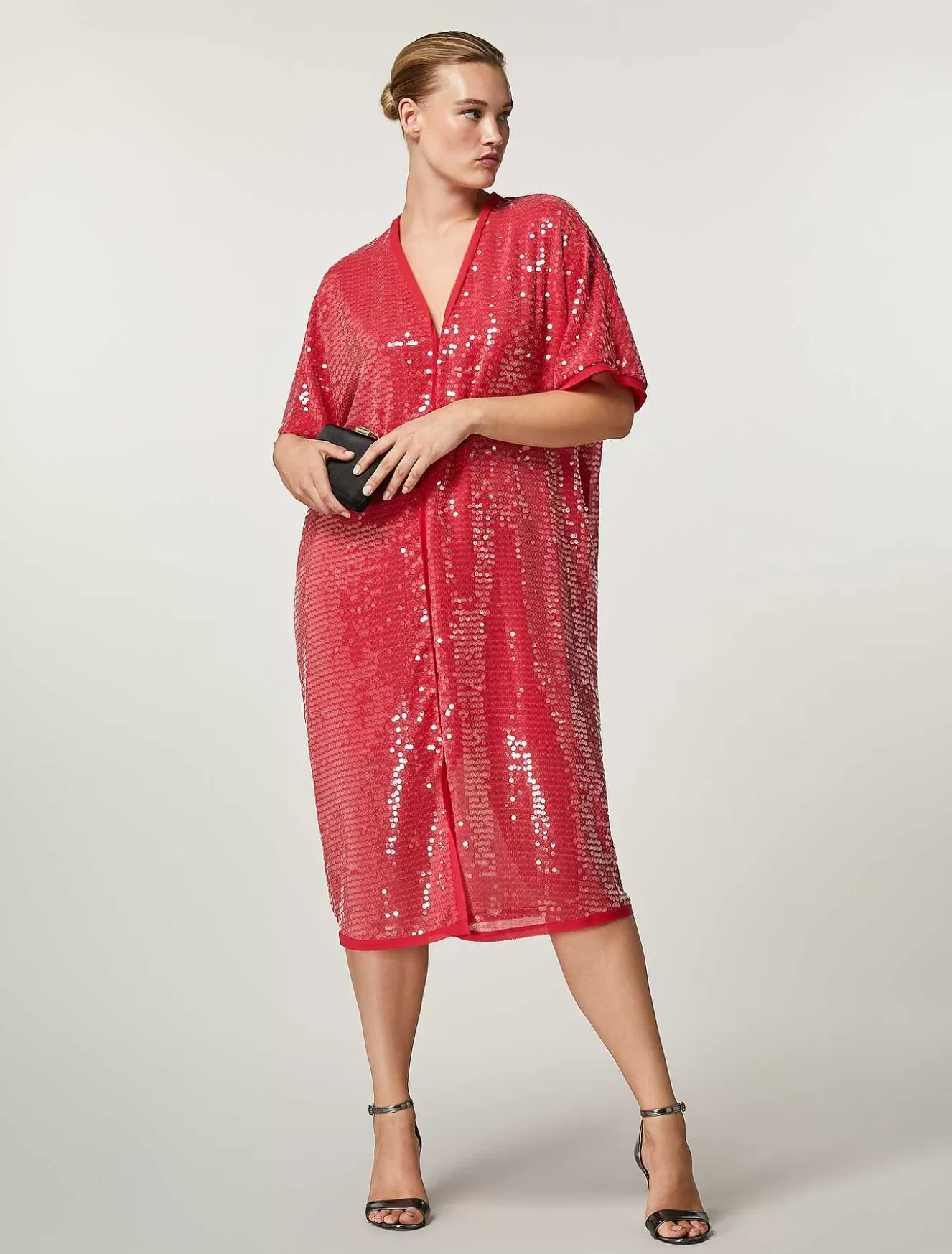 Georgette Dress-Marina Rinaldi Discount