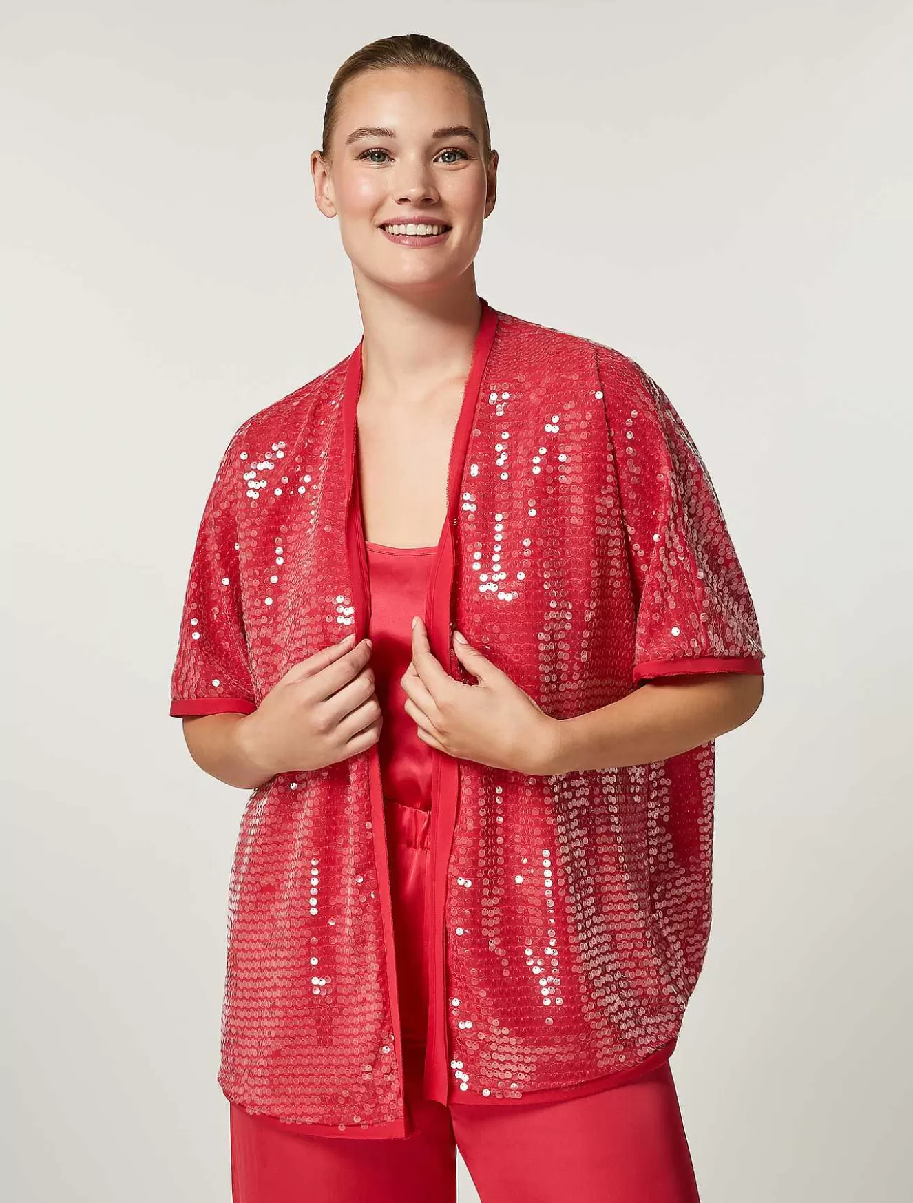 Georgette Jacket-Marina Rinaldi Hot