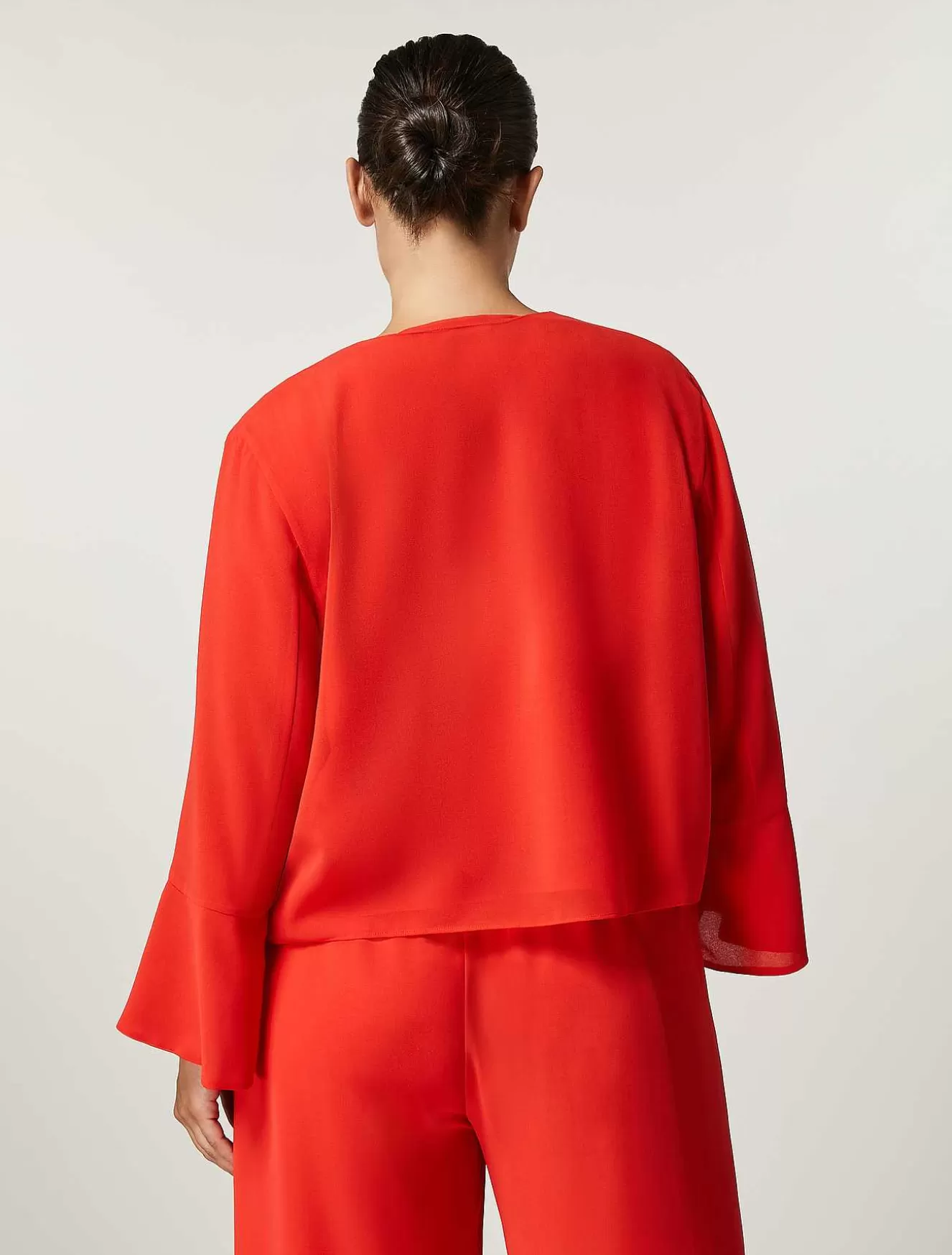 Georgette Jacket-Marina Rinaldi Fashion
