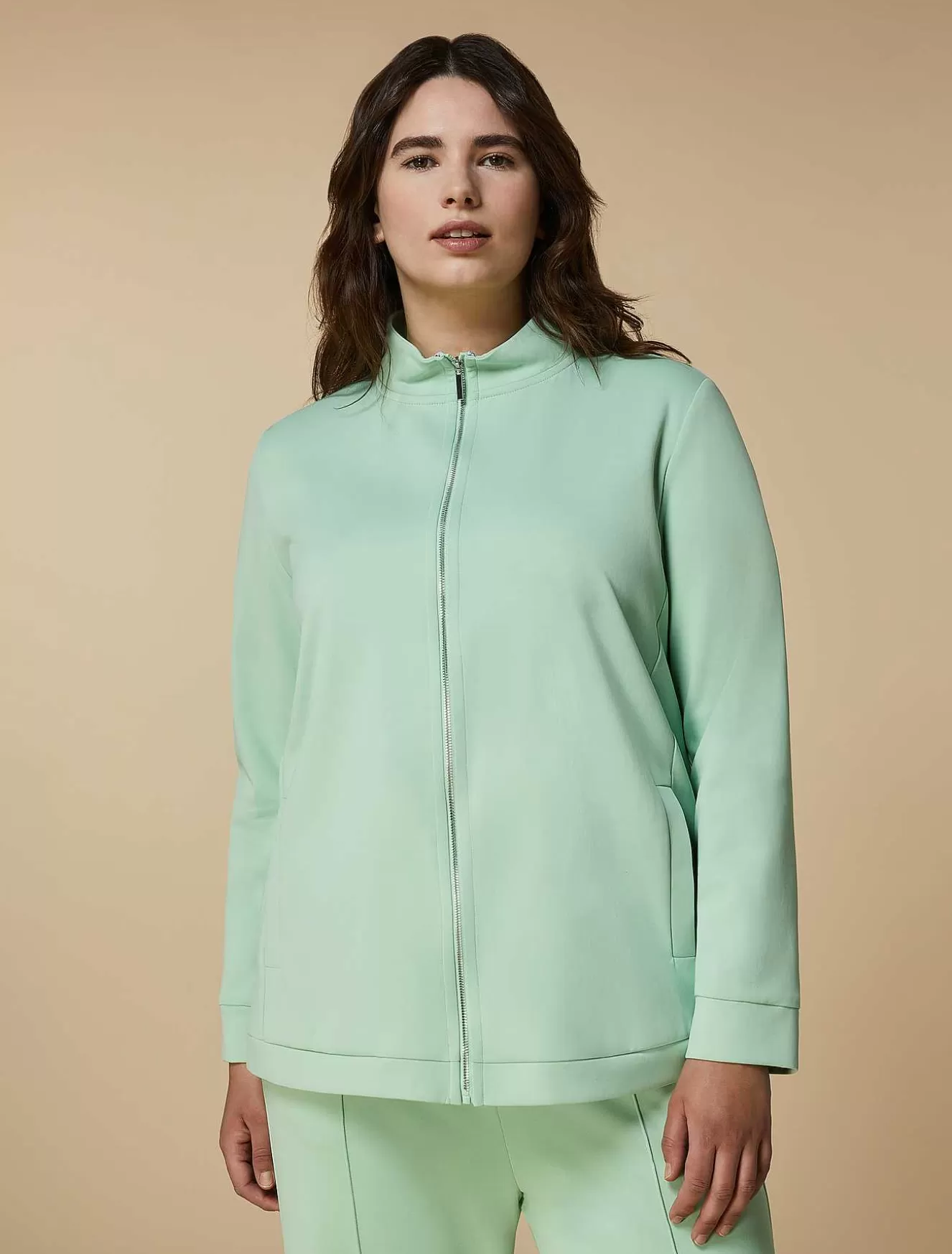 Jacket In Double Jersey-Marina Rinaldi Cheap