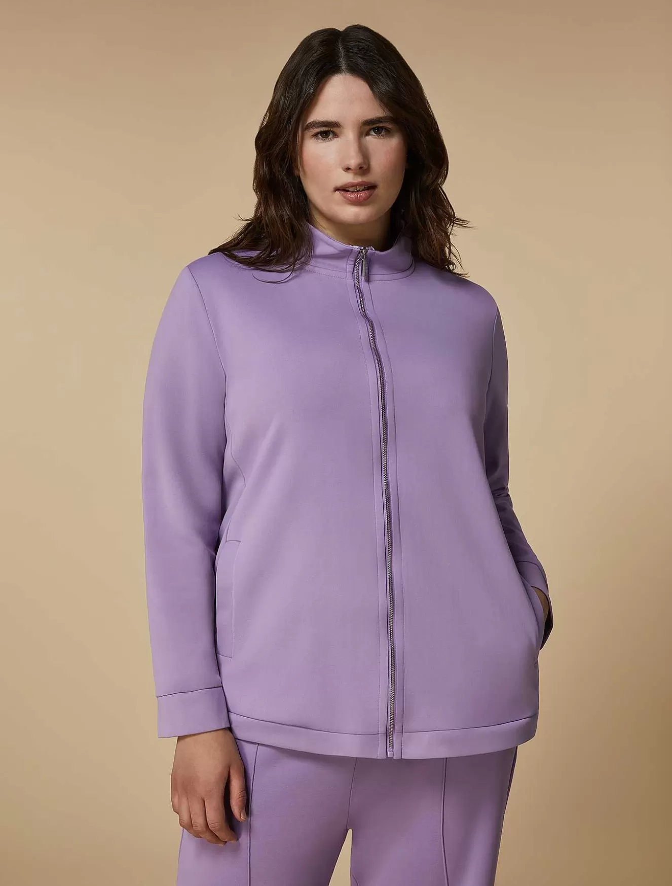 Jacket In Double Jersey-Marina Rinaldi Cheap