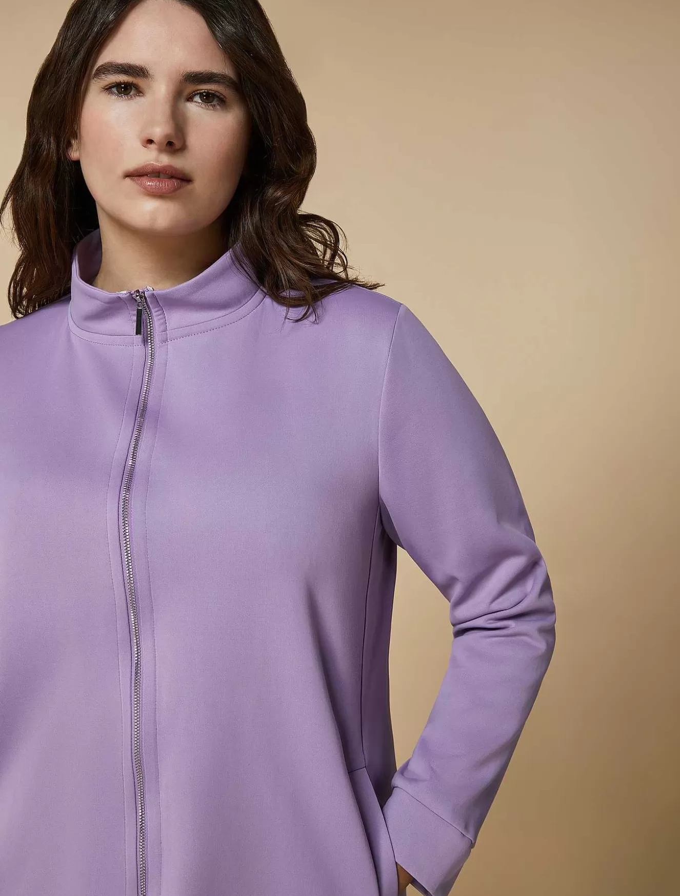 Jacket In Double Jersey-Marina Rinaldi Cheap