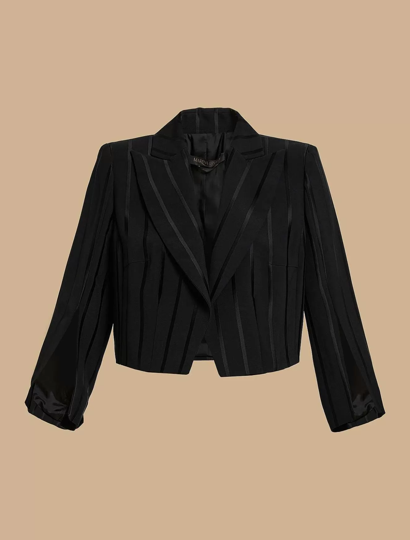 Jacquard Crepe Jacket-Marina Rinaldi Shop