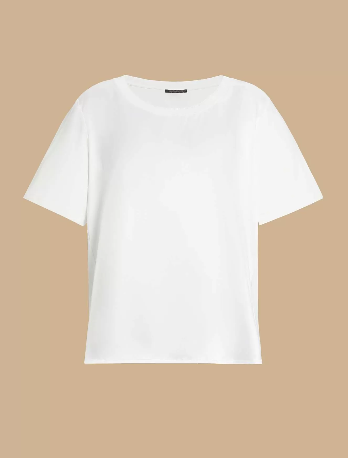 Jersey And Satin T-Shirt-Marina Rinaldi Store