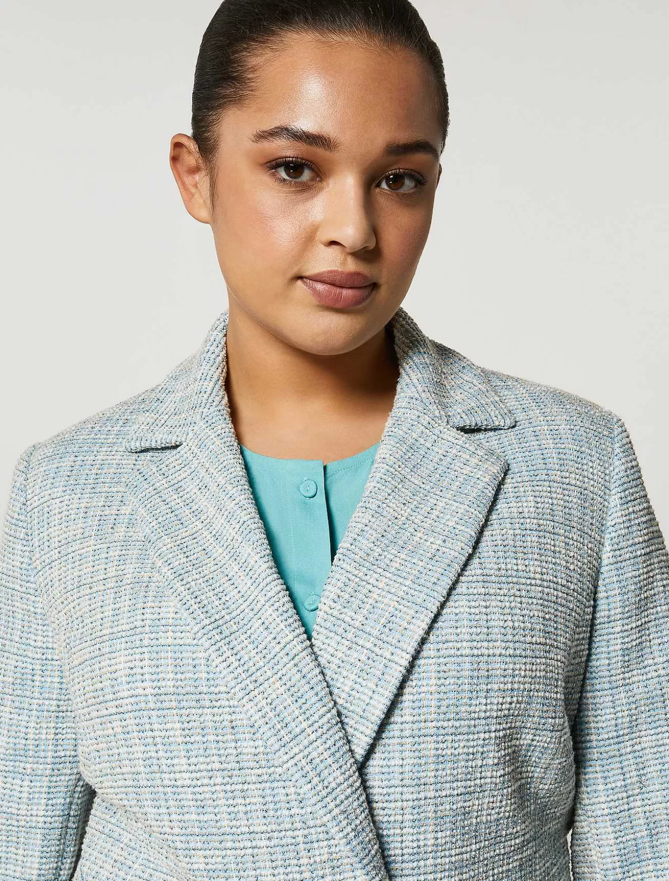 Jersey Blazer-Marina Rinaldi Cheap
