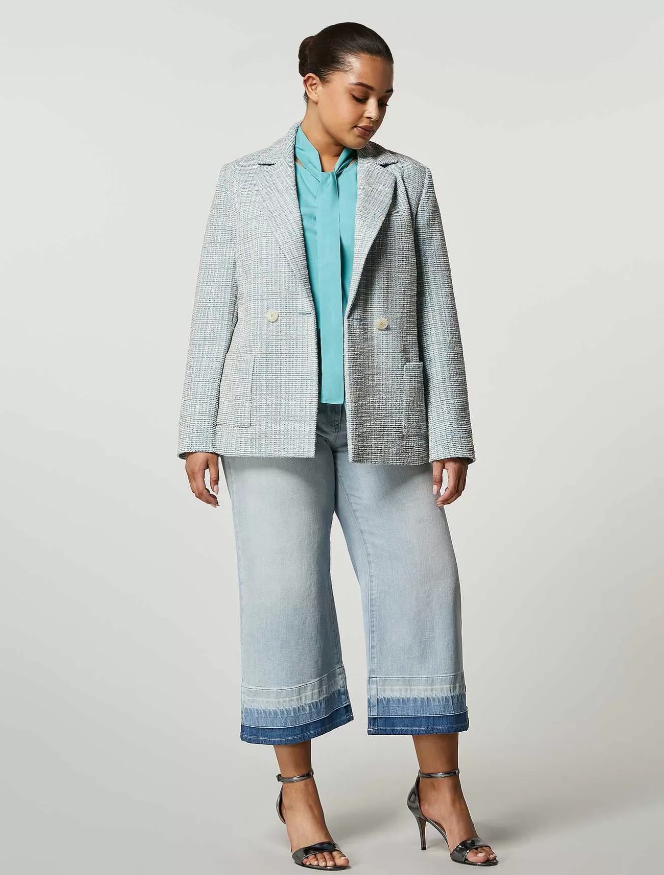 Jersey Blazer-Marina Rinaldi Cheap
