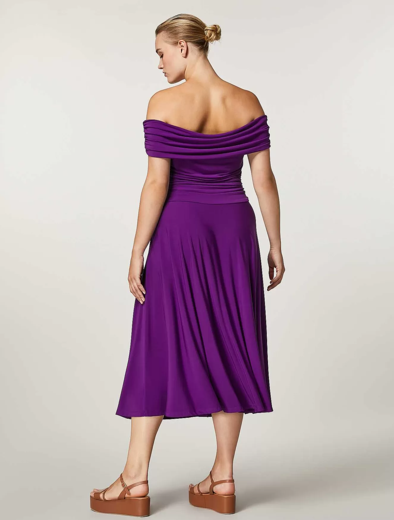 Jersey Dress-Marina Rinaldi Fashion