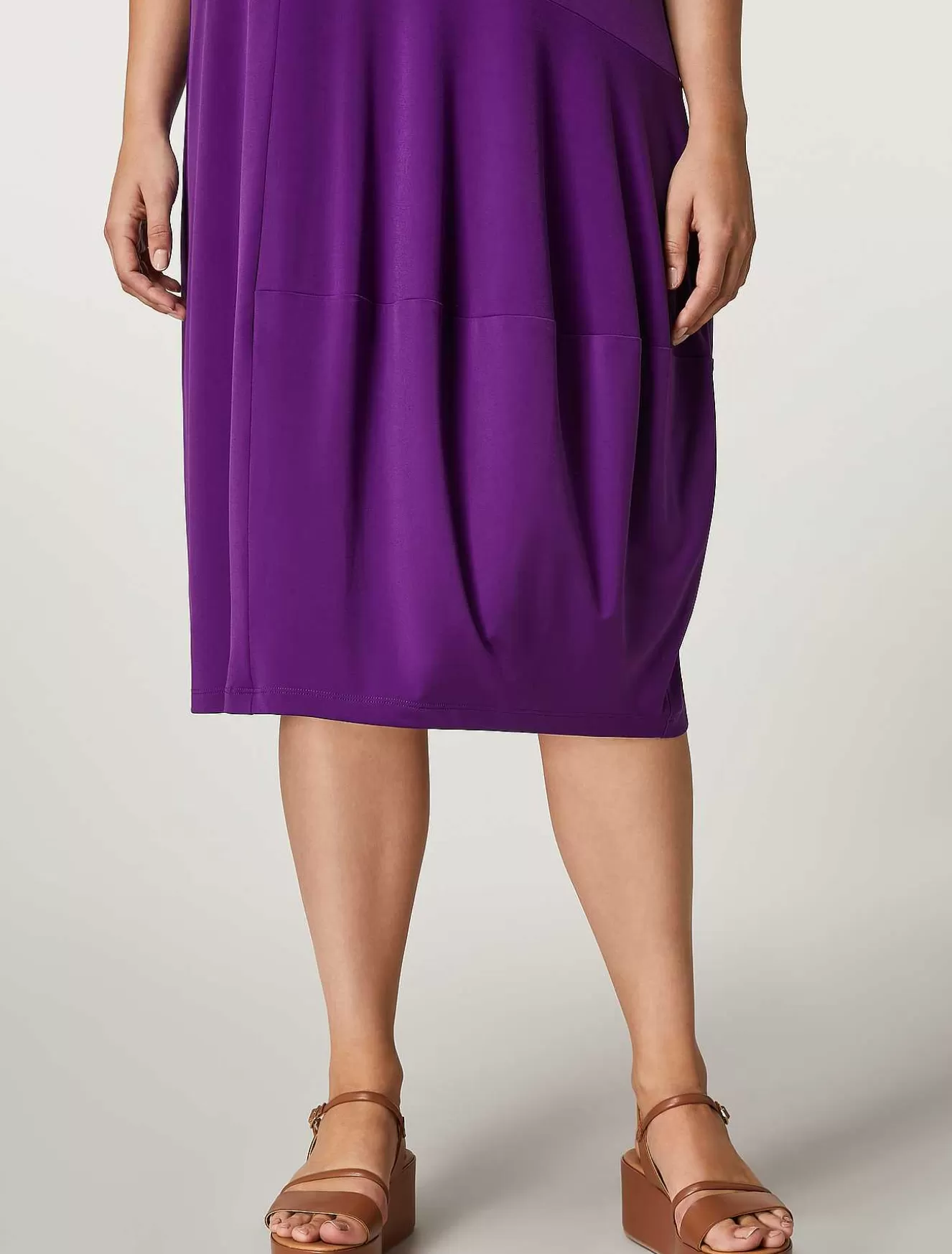 Jersey Dress-Marina Rinaldi Fashion
