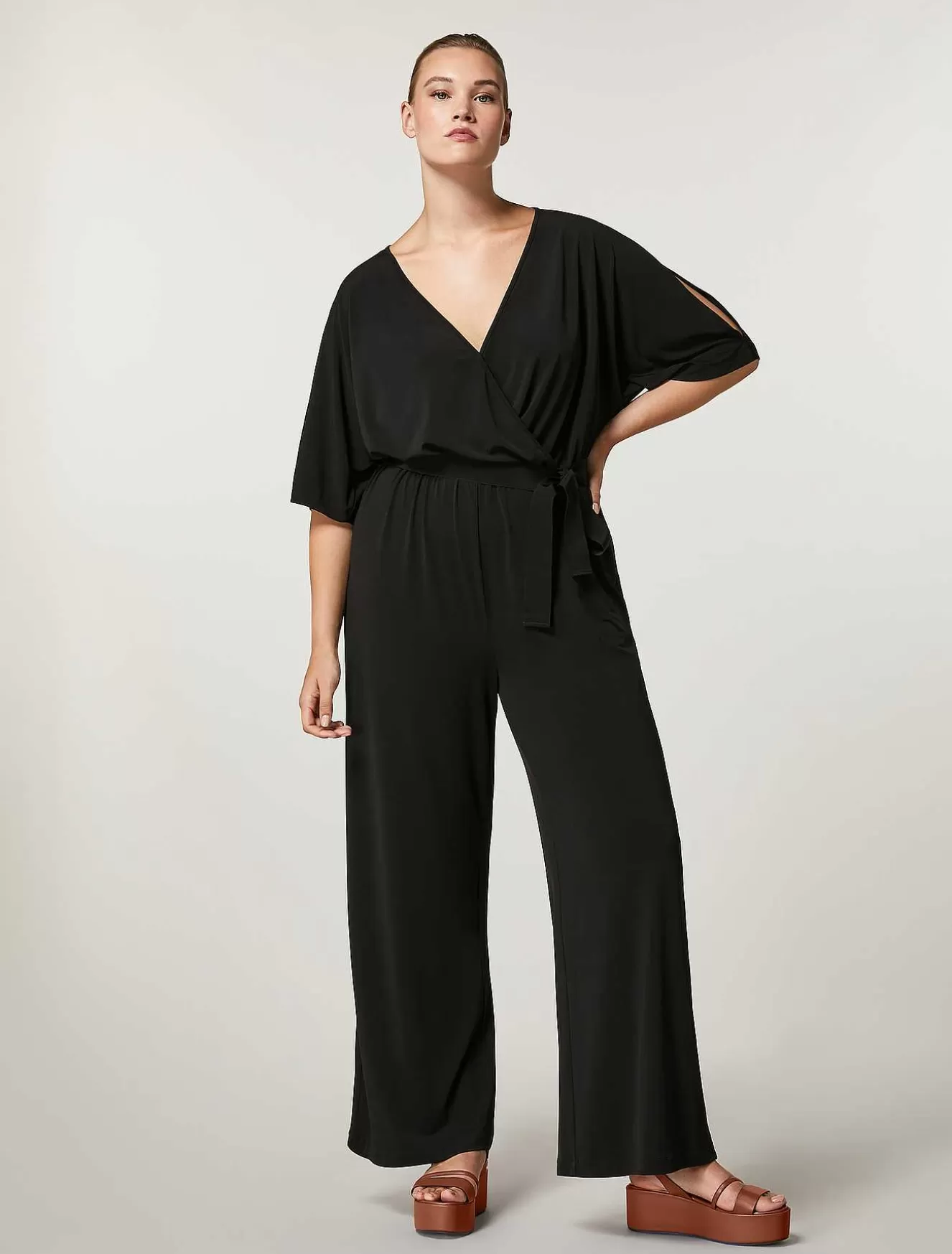 Jersey Jumpsuit-Marina Rinaldi Outlet