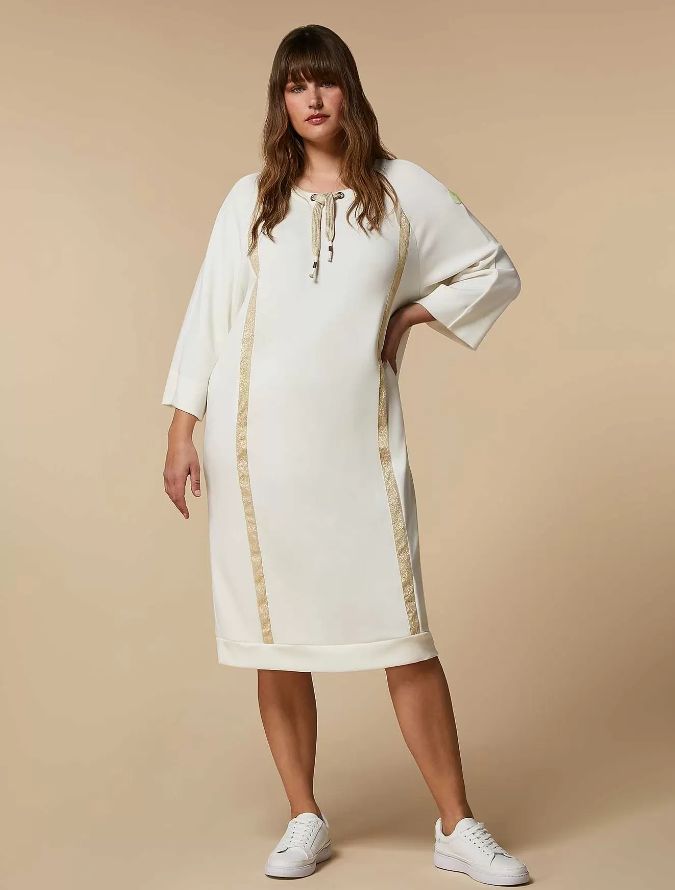 Jersey Midi Dress-Marina Rinaldi Flash Sale