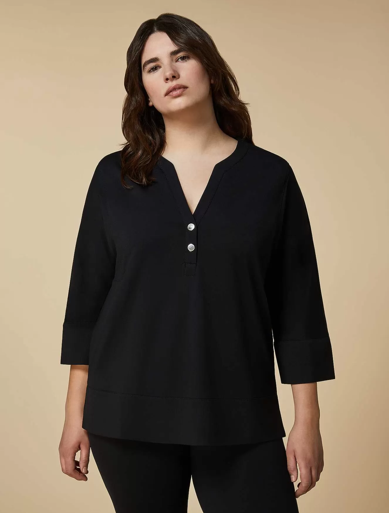 Jersey Sweatshirt-Marina Rinaldi Cheap